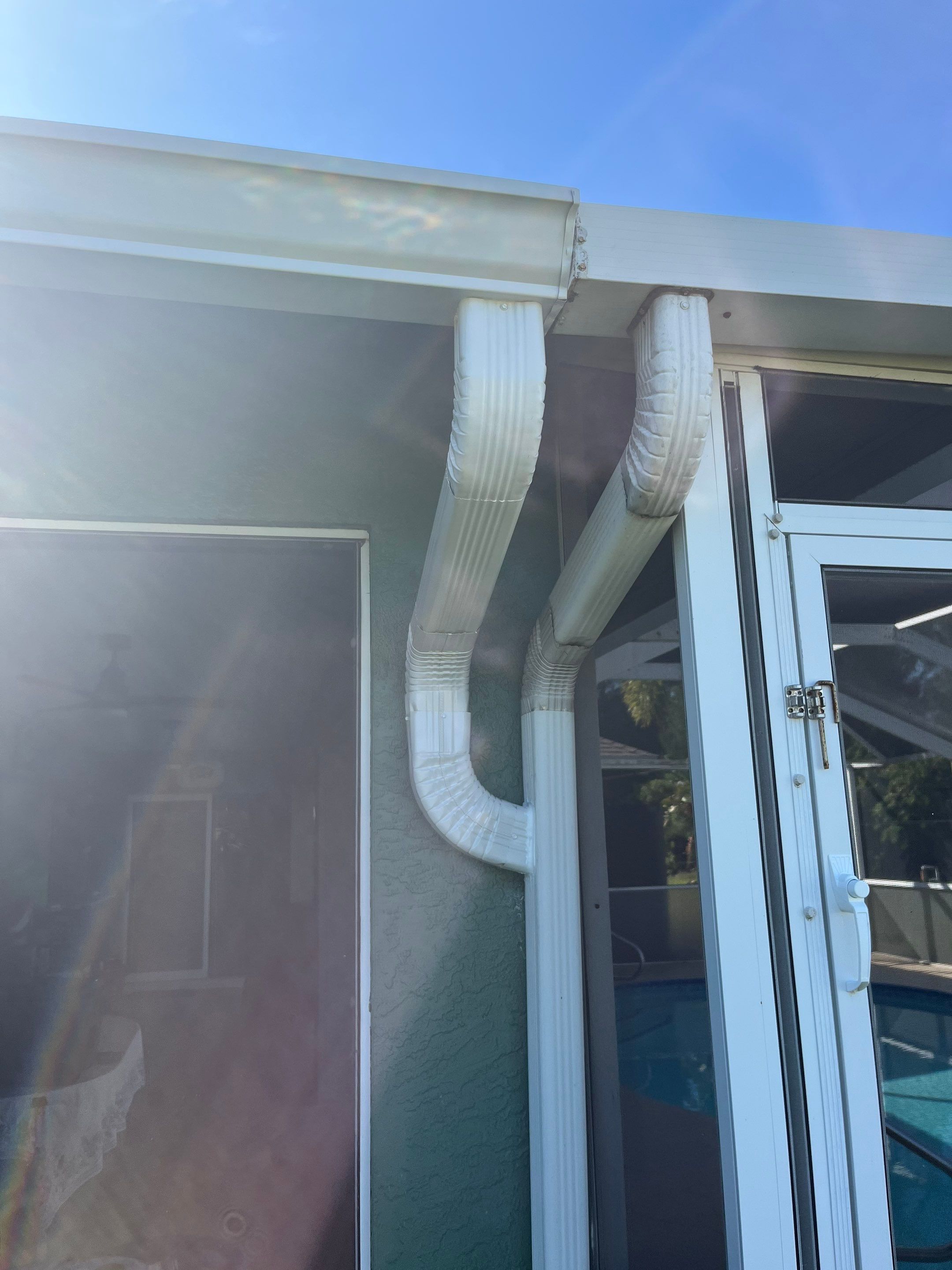 6 Inch Seamless Gutters using K-Style Seamless Gutters in Cape Coral FL by Gutter Professors
