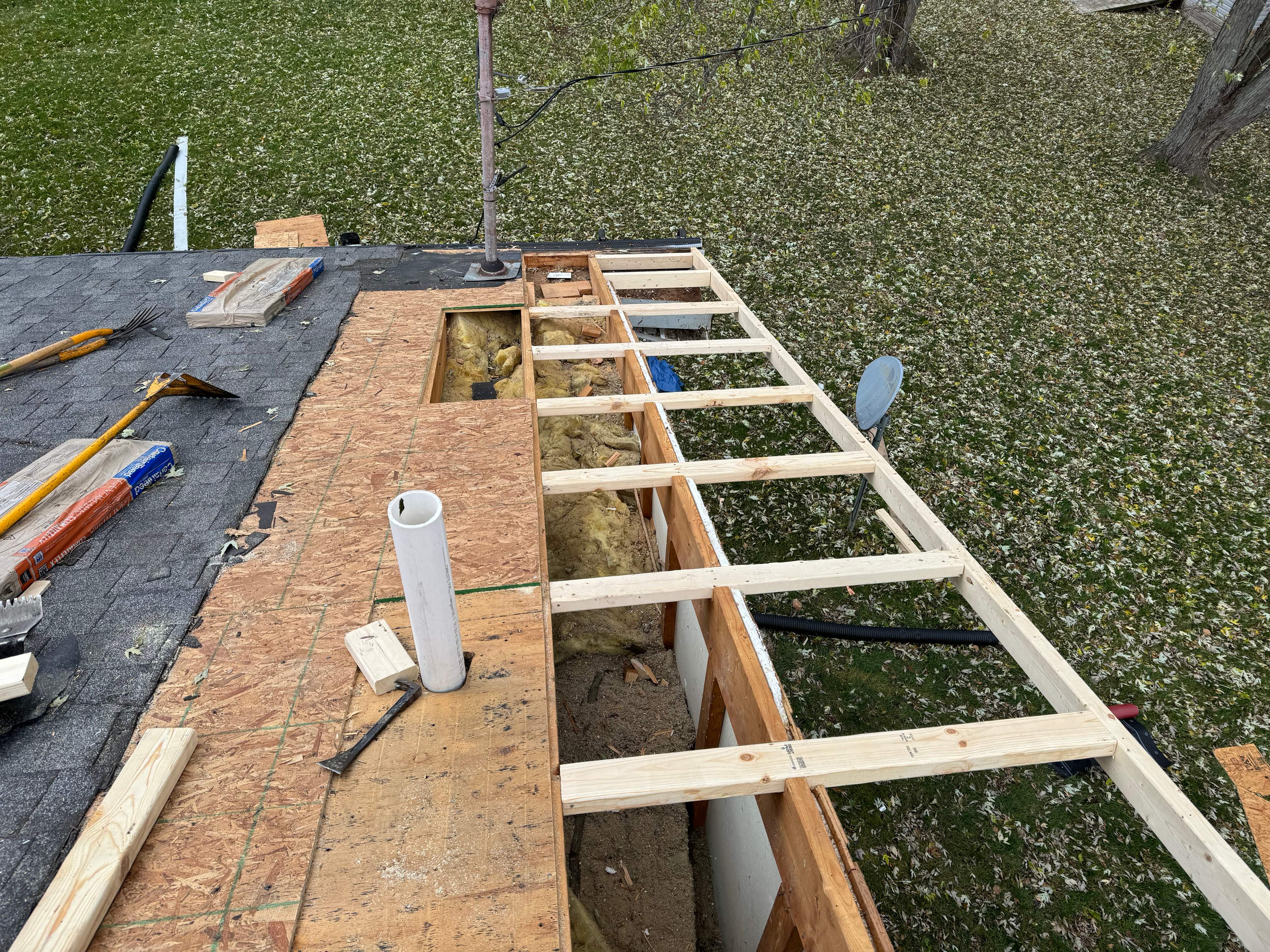 Residential Roofing Installation using Certainteed Landmark ClimateFlex by GRACCO