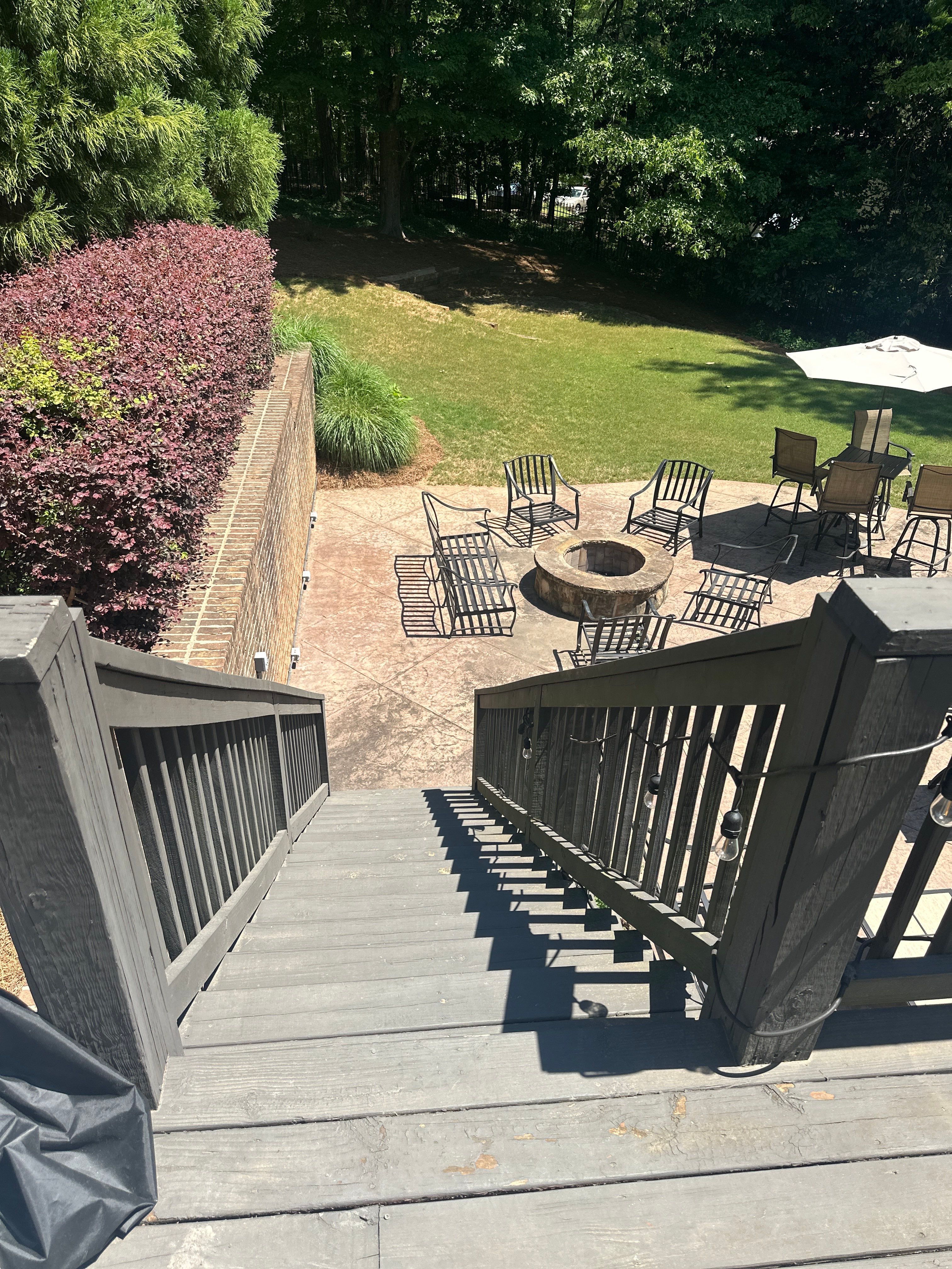 Marietta, GA Deck Resurface using Deckorators Summit Series Decking and ALX Contemporary Railing by Nelson Exteriors