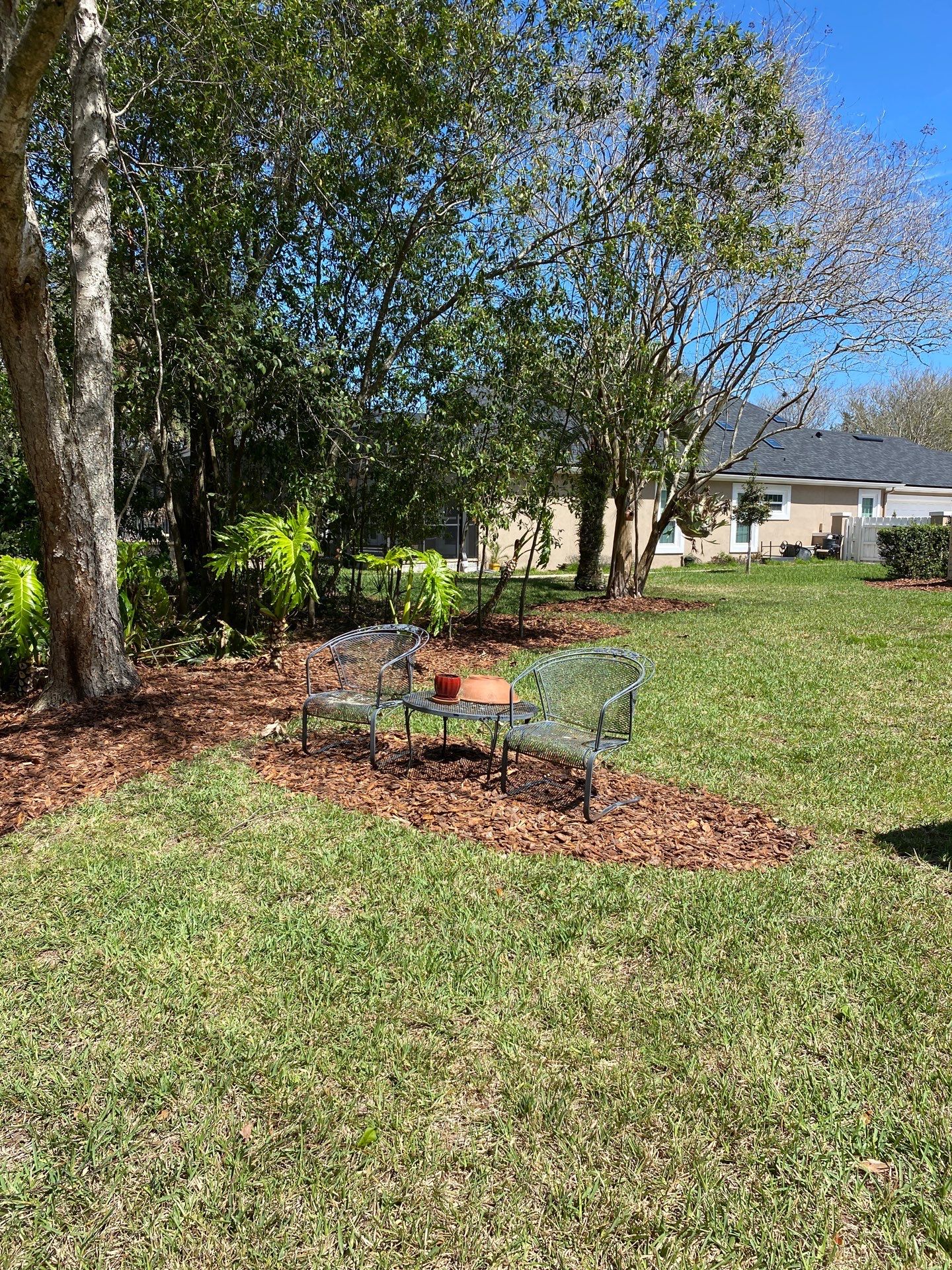 Deerwood Resident | Pine Bark Install by ProGreen Services