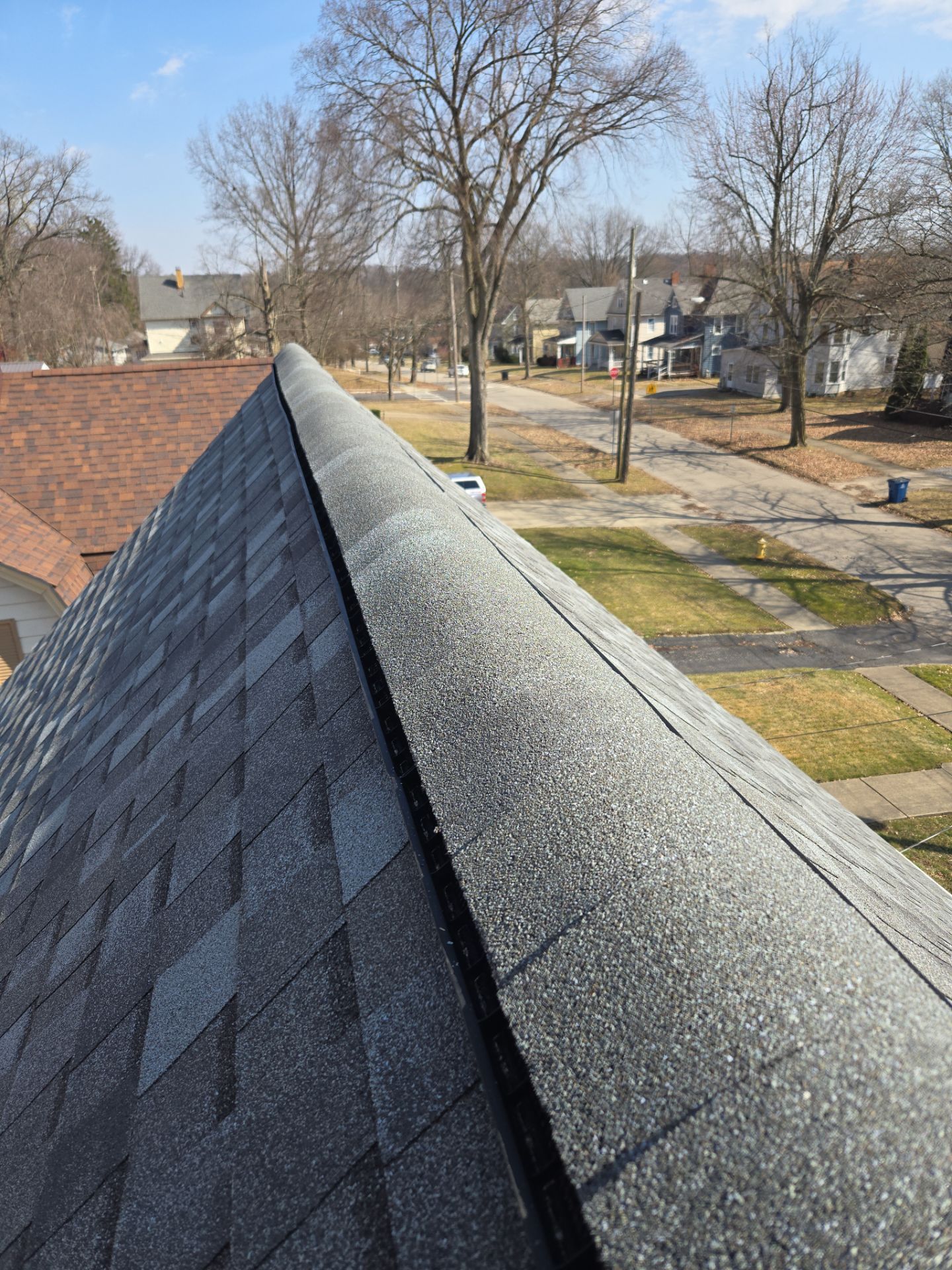 Atlas Pinnacle, Color, Coastal Granite, Drip Edge, Color, Black by Eagle Eye Roofing