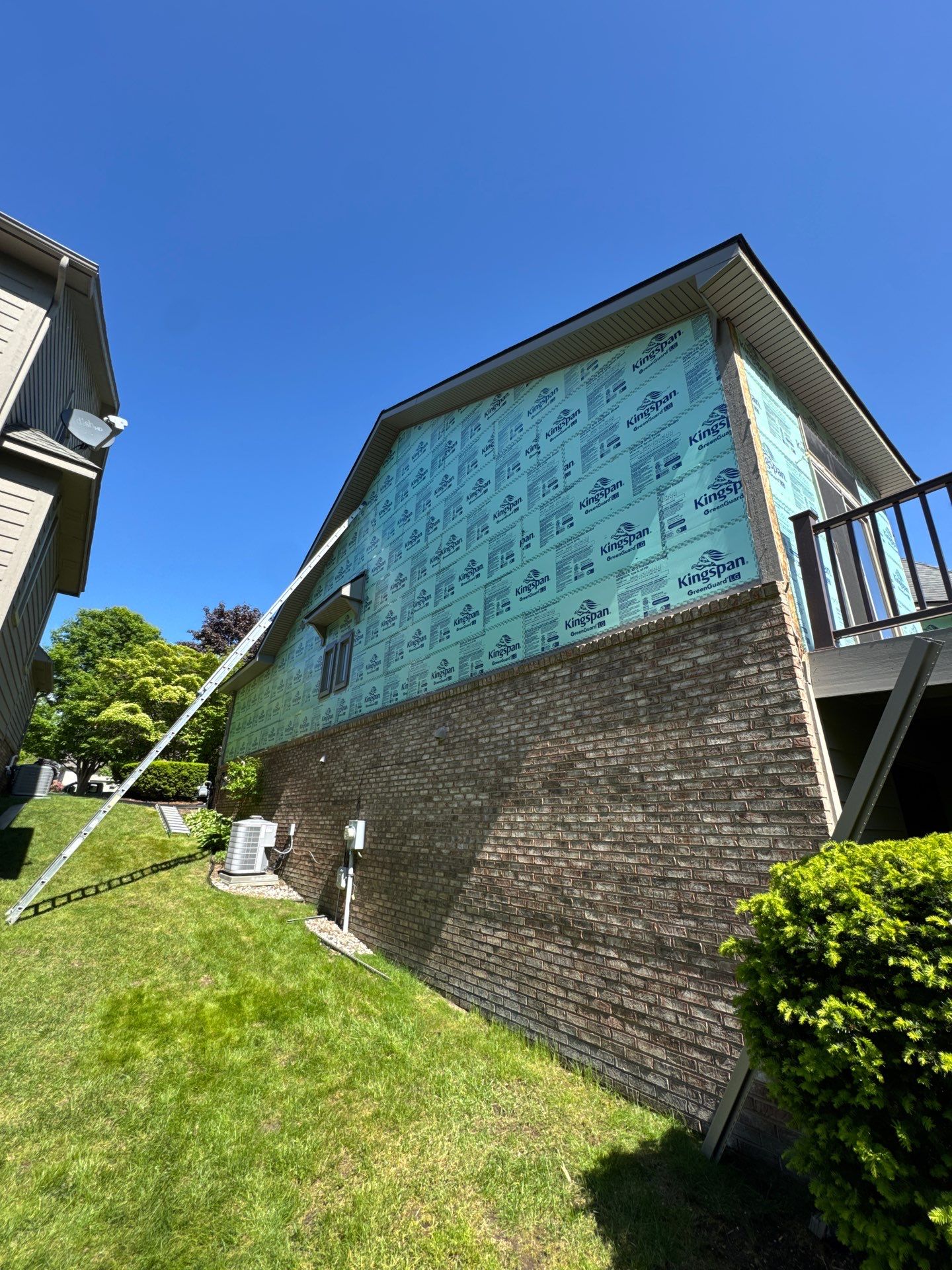 Siding Replacement using Alside Storm Grey by 180 Contractors