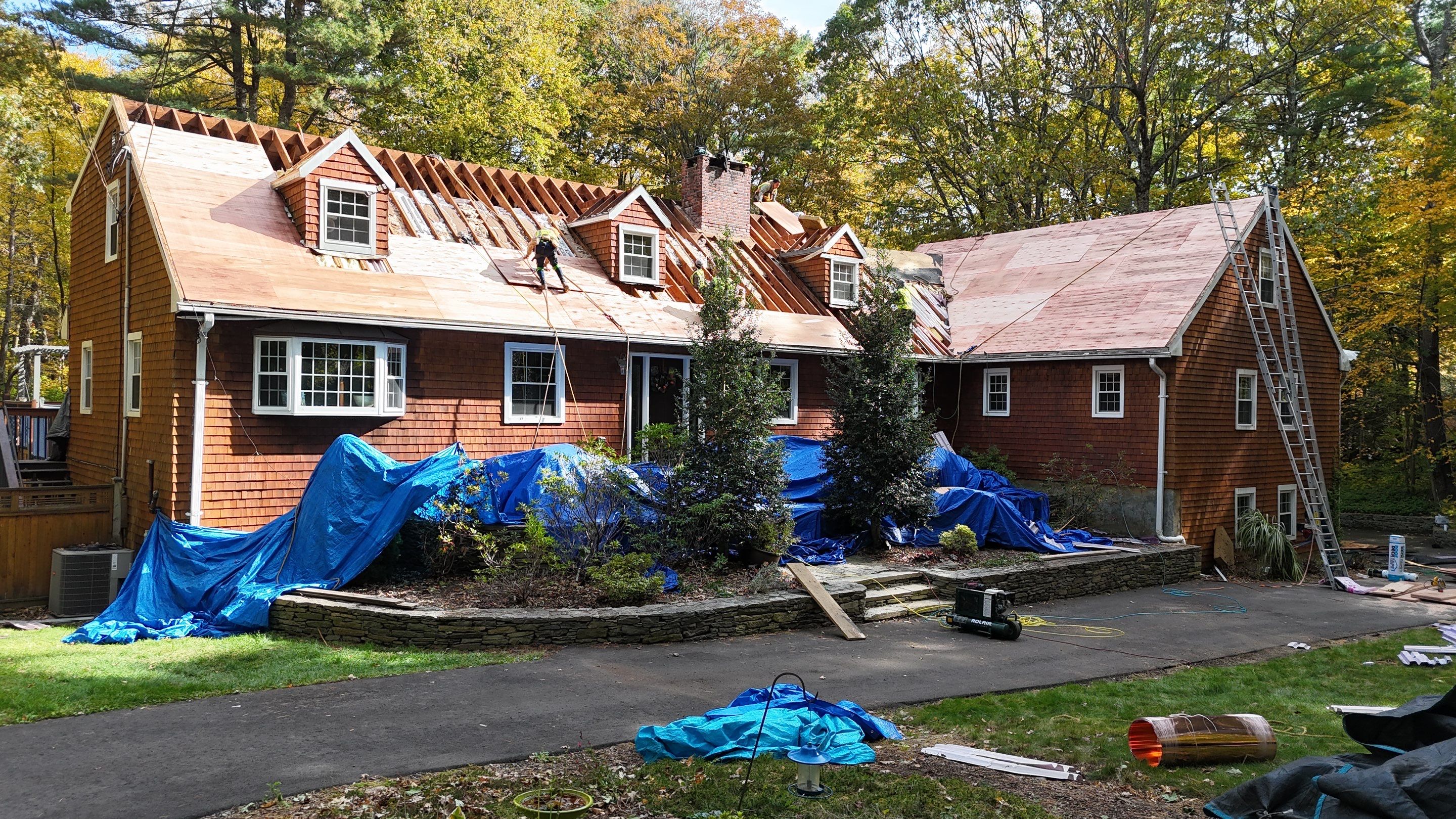 Owens Corning Duration : Chateau Green with Copper Accents in Avon, CT by Golden Shield Roofing