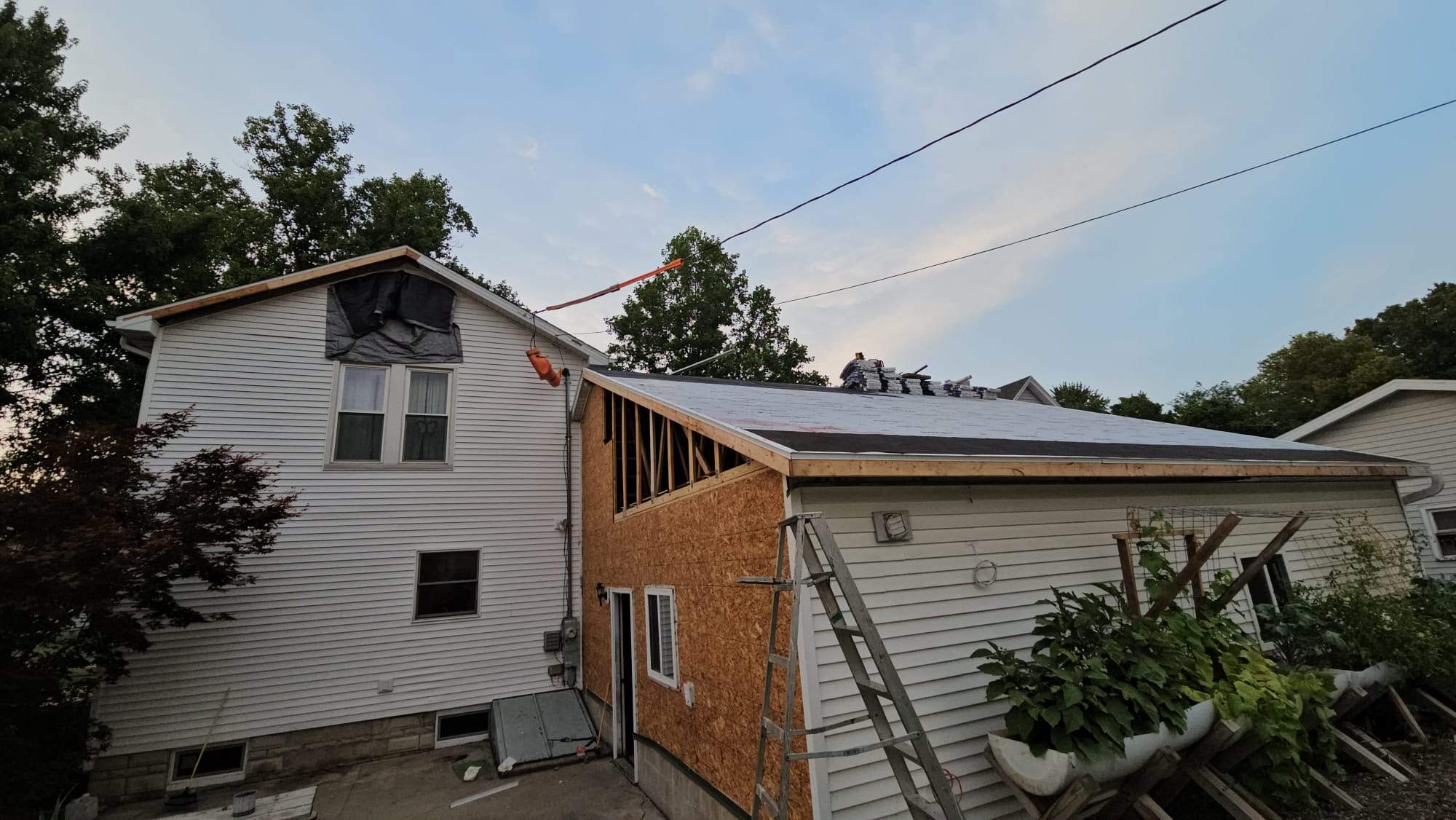 Residential Roofing Installation using GAF Timberline HDZ Shingles by Zephyr Roofing