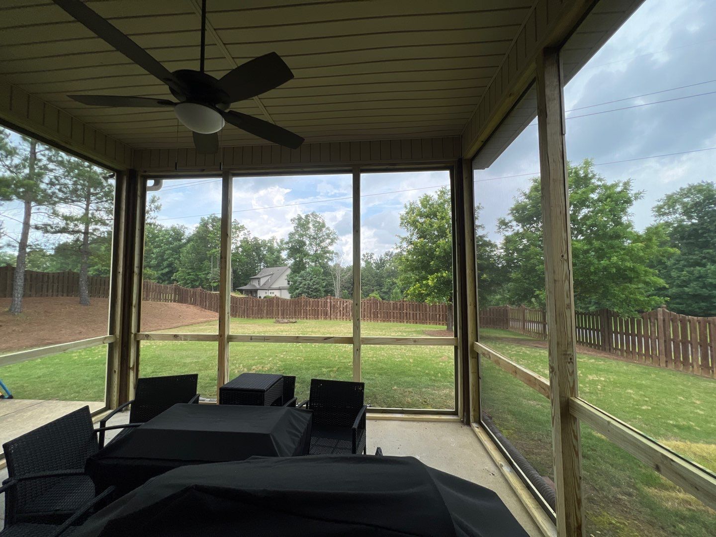 River Valley Road - Screened Porch Install  by Pillar and Pine