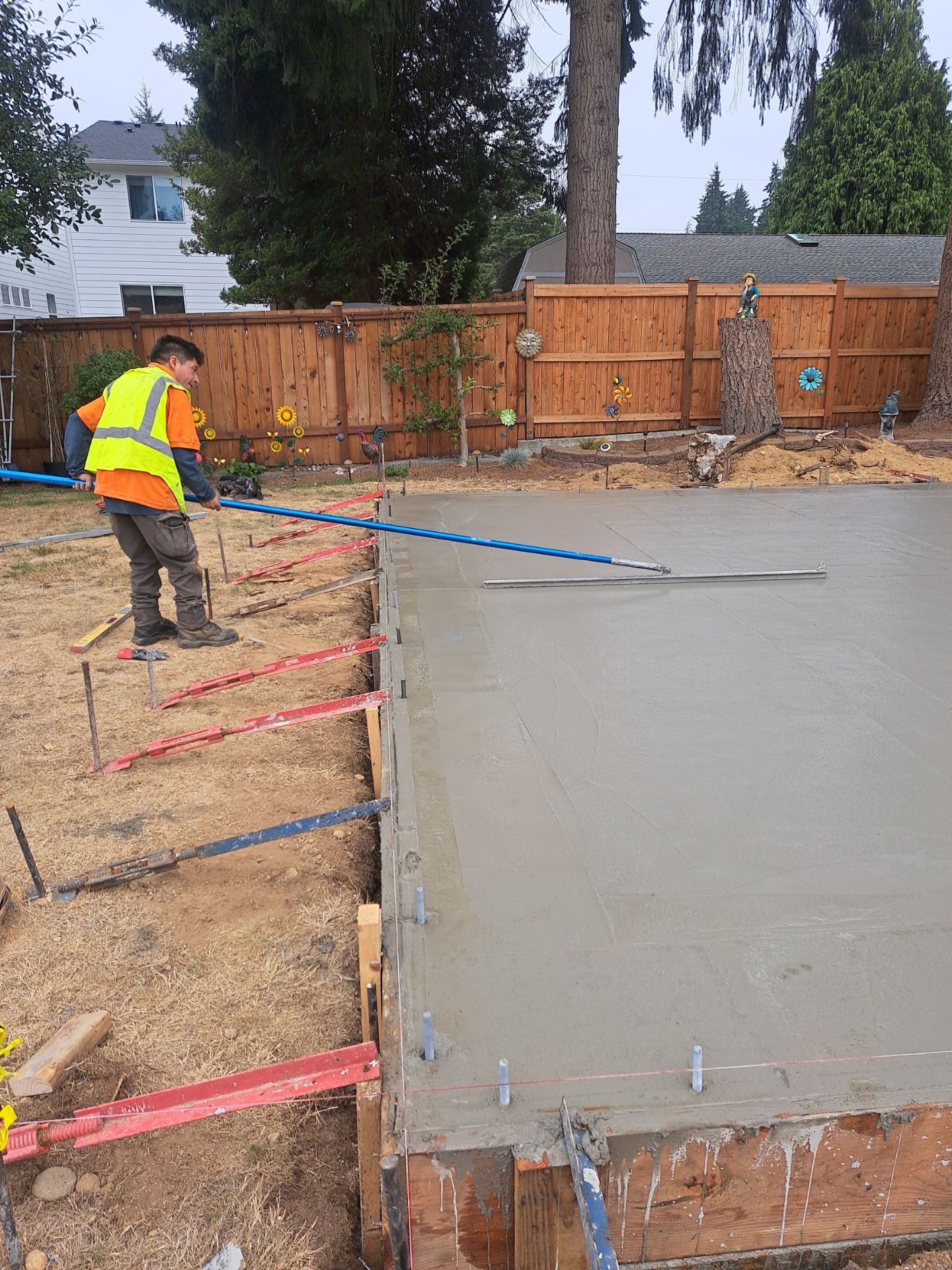 Backyard Concrete Slab Installation | Everett  by Jireh Asphalt & Concrete Inc 
