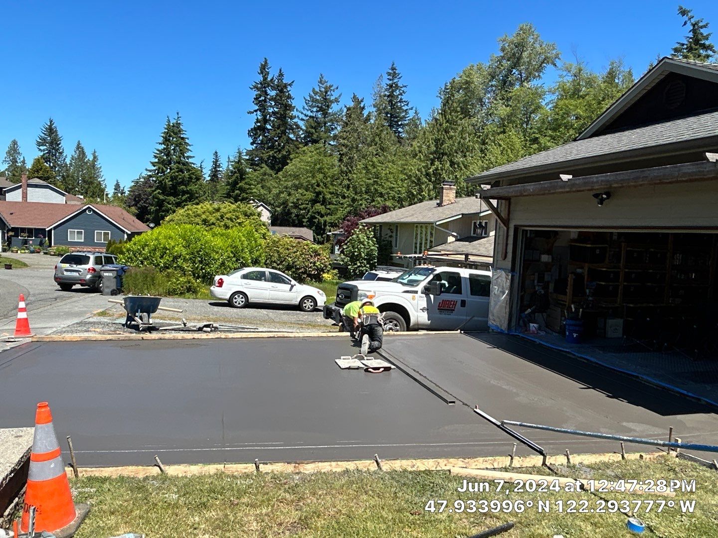 James | Concrete Driveway, Walkway & Stairs/Porch and & Planting by Jireh Asphalt & Concrete Inc 