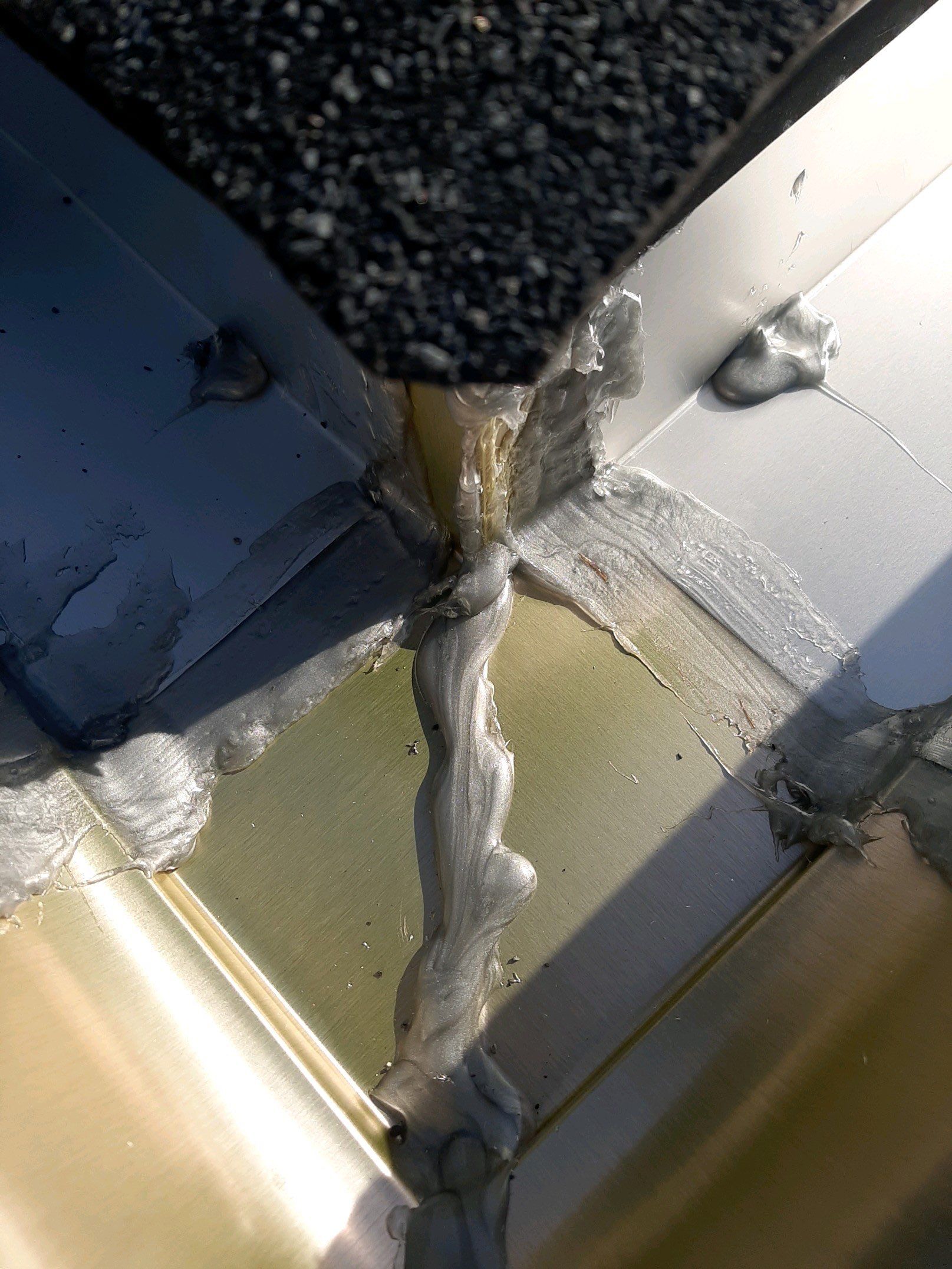 Seamless Gutter Installation Using White K-Style Gutters by Gutter Professors