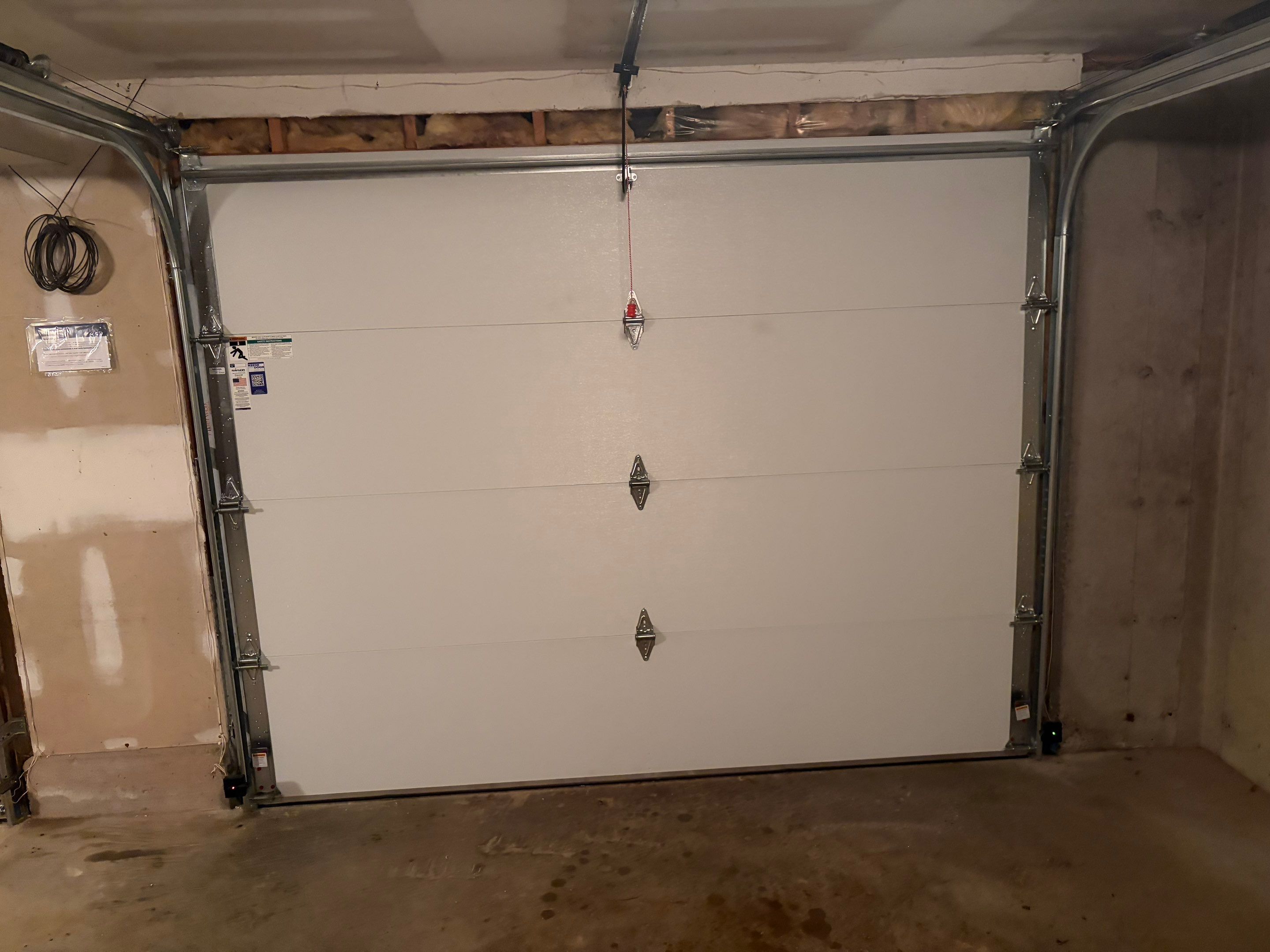 Door Installation using Raynor Encore Garage Door by Keene Door