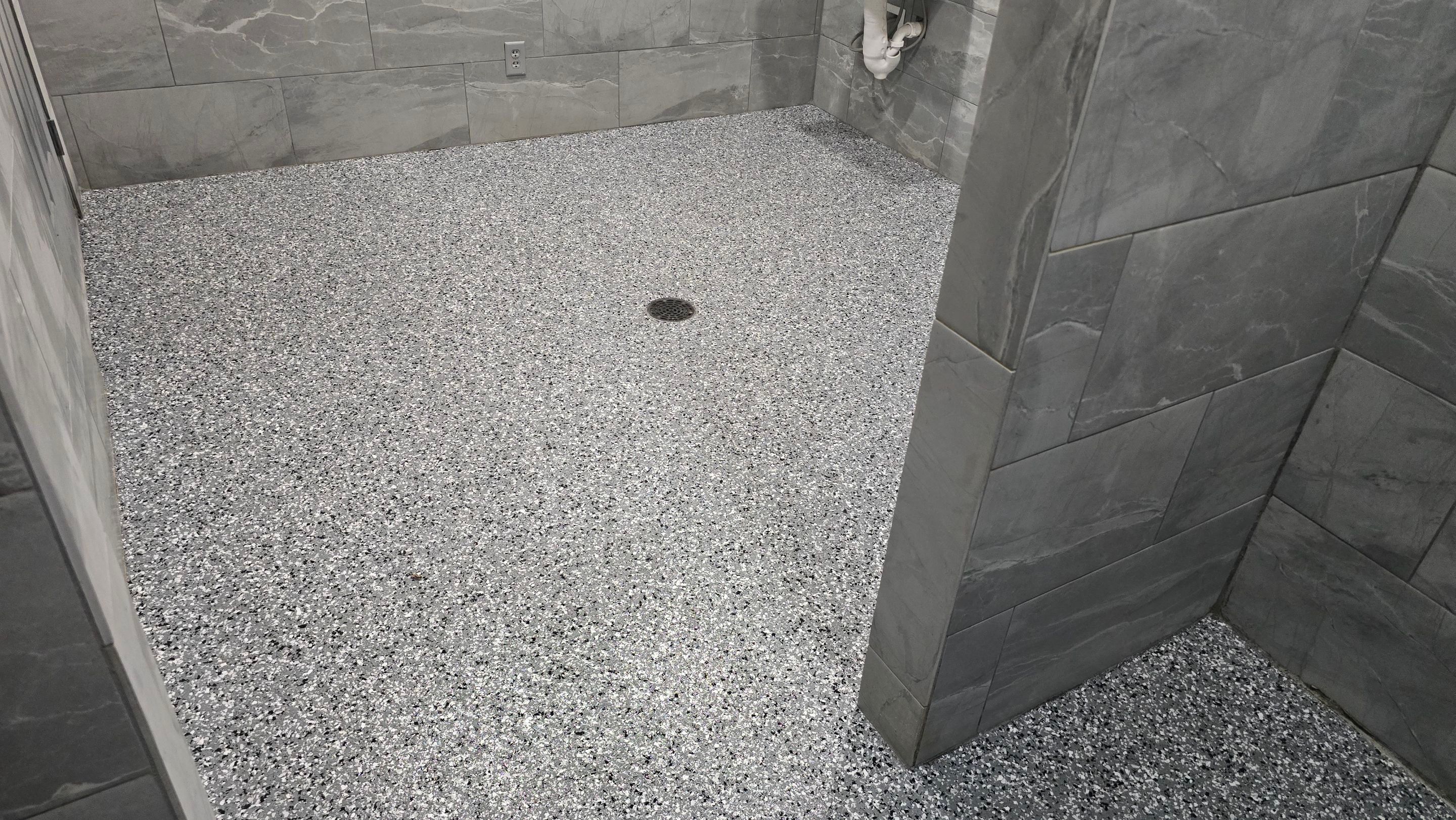 Campground Bathroom Using Wombat by Elite Floor Solutions