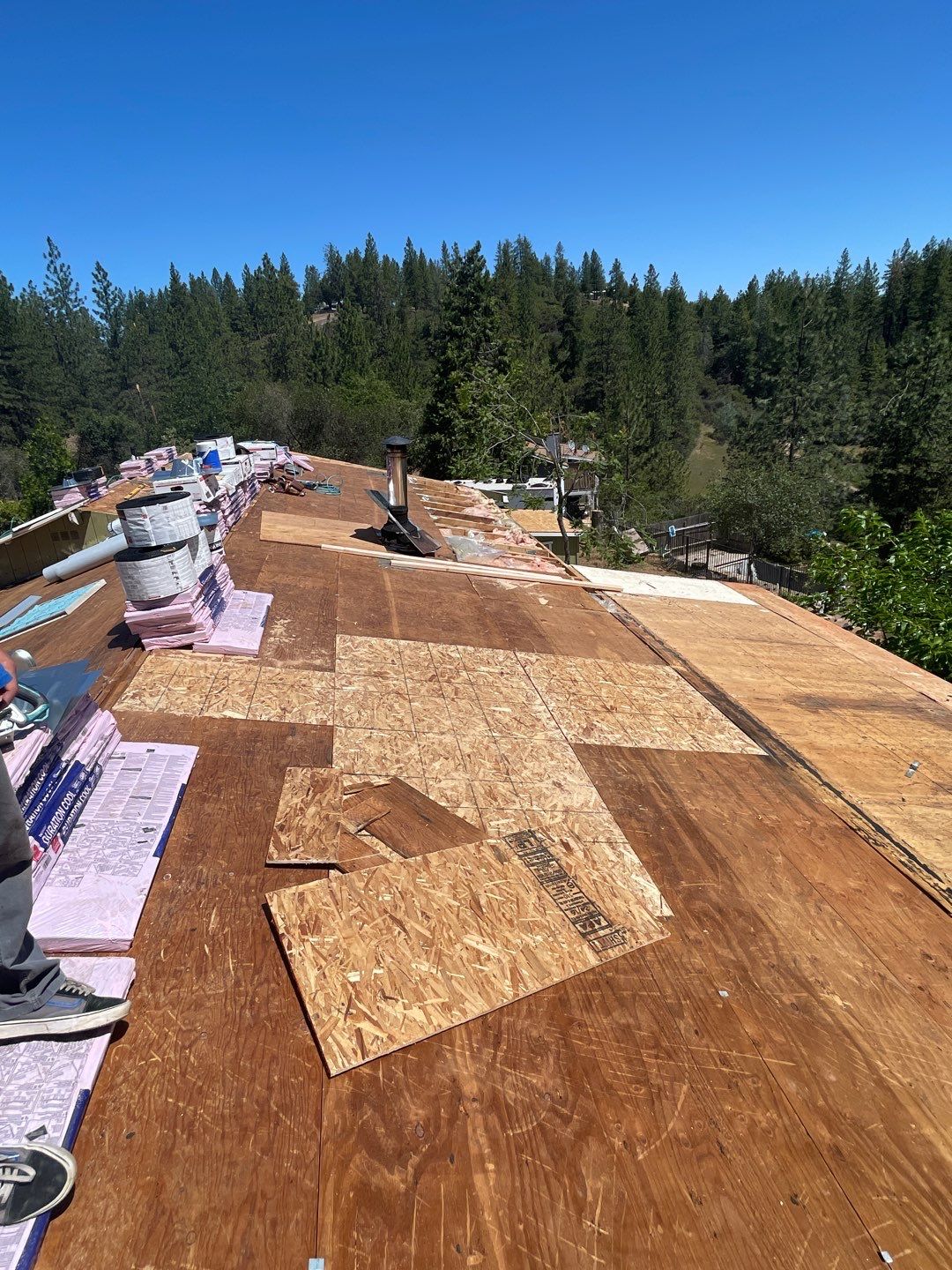 Residential Roofing Installation using Owens Corning Roofing Shingles by Byers Enterprises 