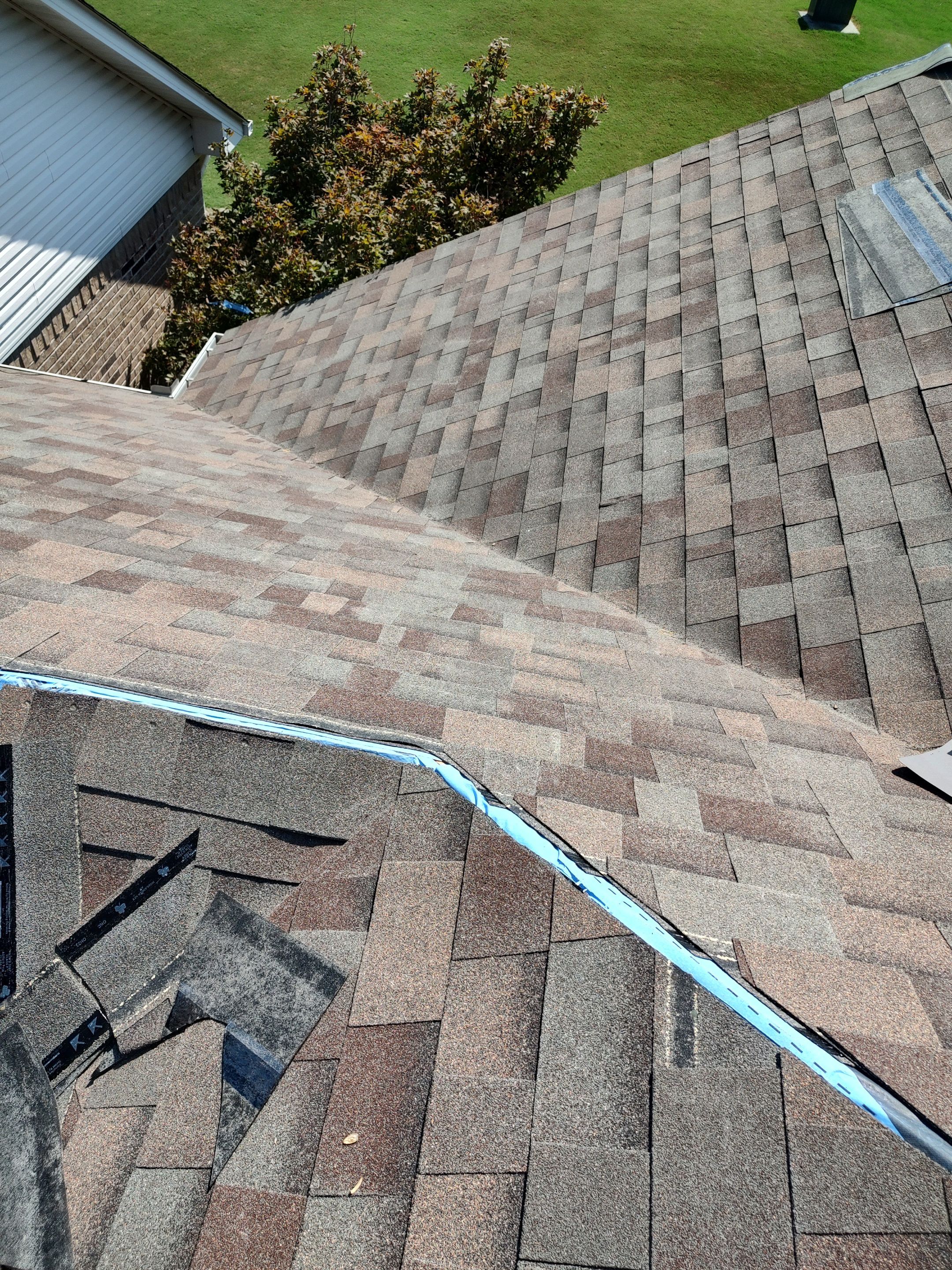 Residential Roofing Repair using Malarkey Highlander: Natural Wood by Hostetler Roofing