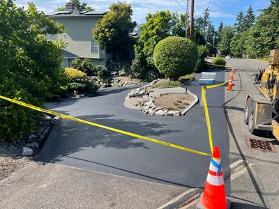 Sealcoat & Crack Fill Driveway Repair | Mukilteo