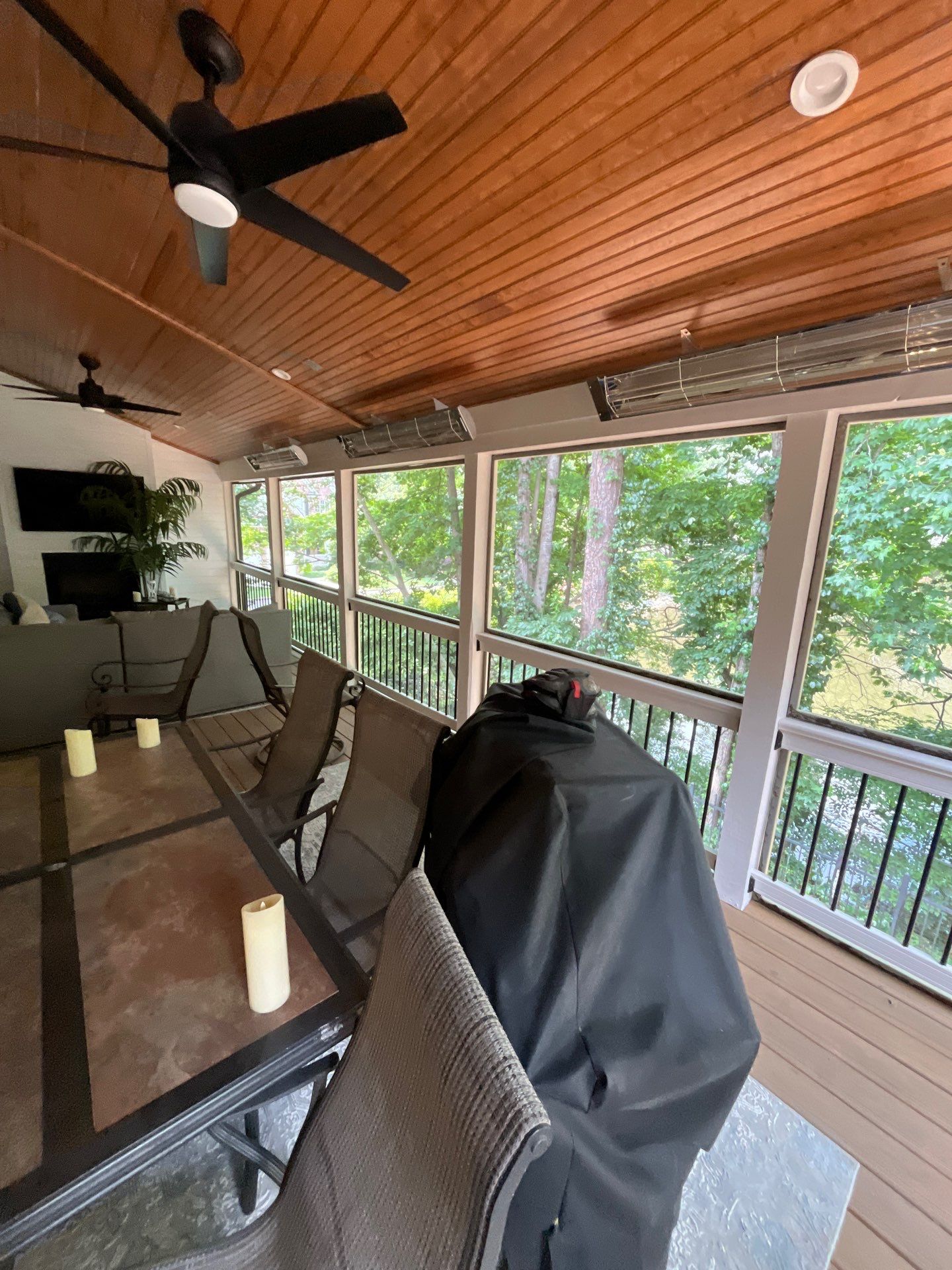 Deck Stain and Rotten Wood Replacement with James Hardie and Sherwin-Williams Products by Nelson Exteriors
