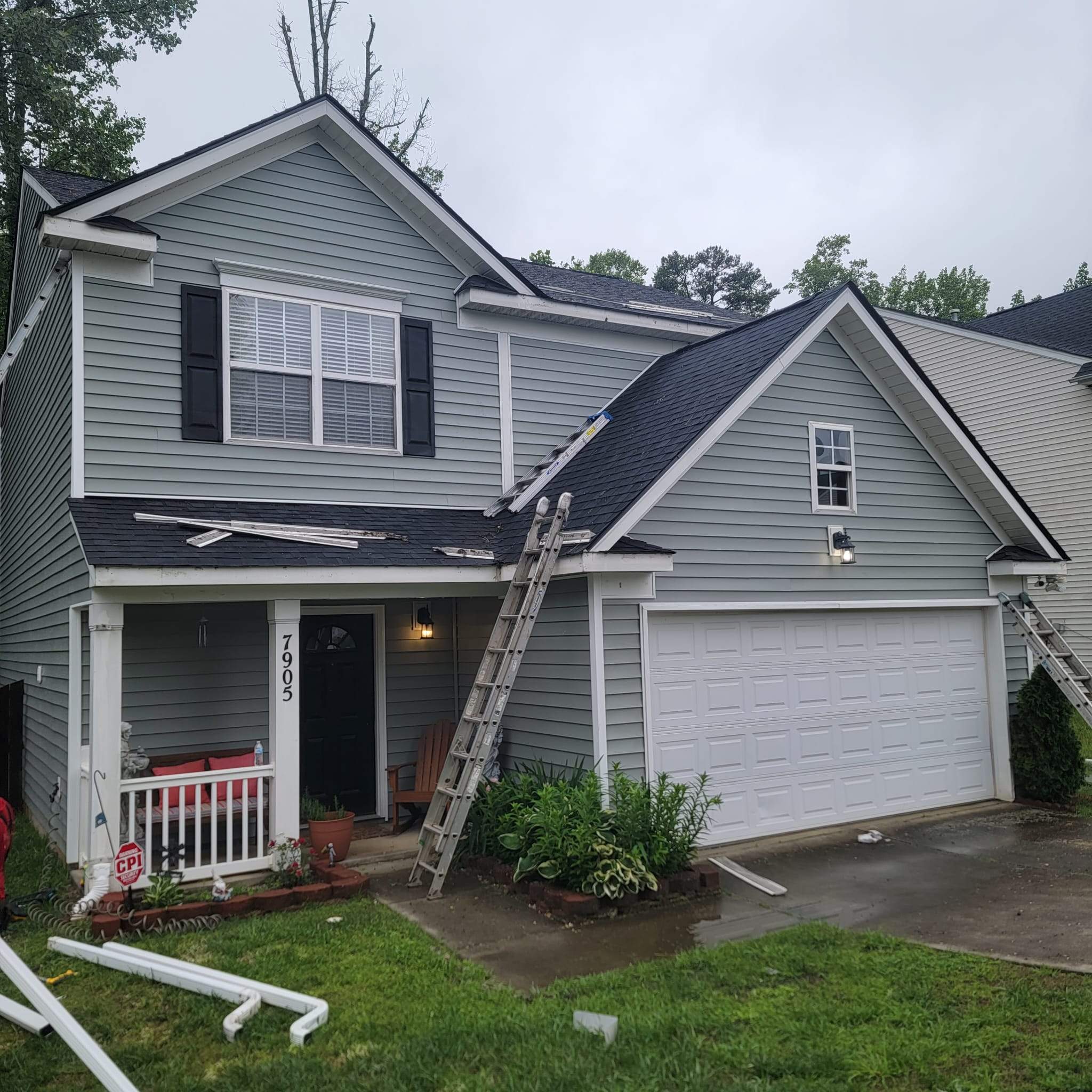 Roof, siding and gutter replacement by hail damage by Just Brilliant Restoration JBR