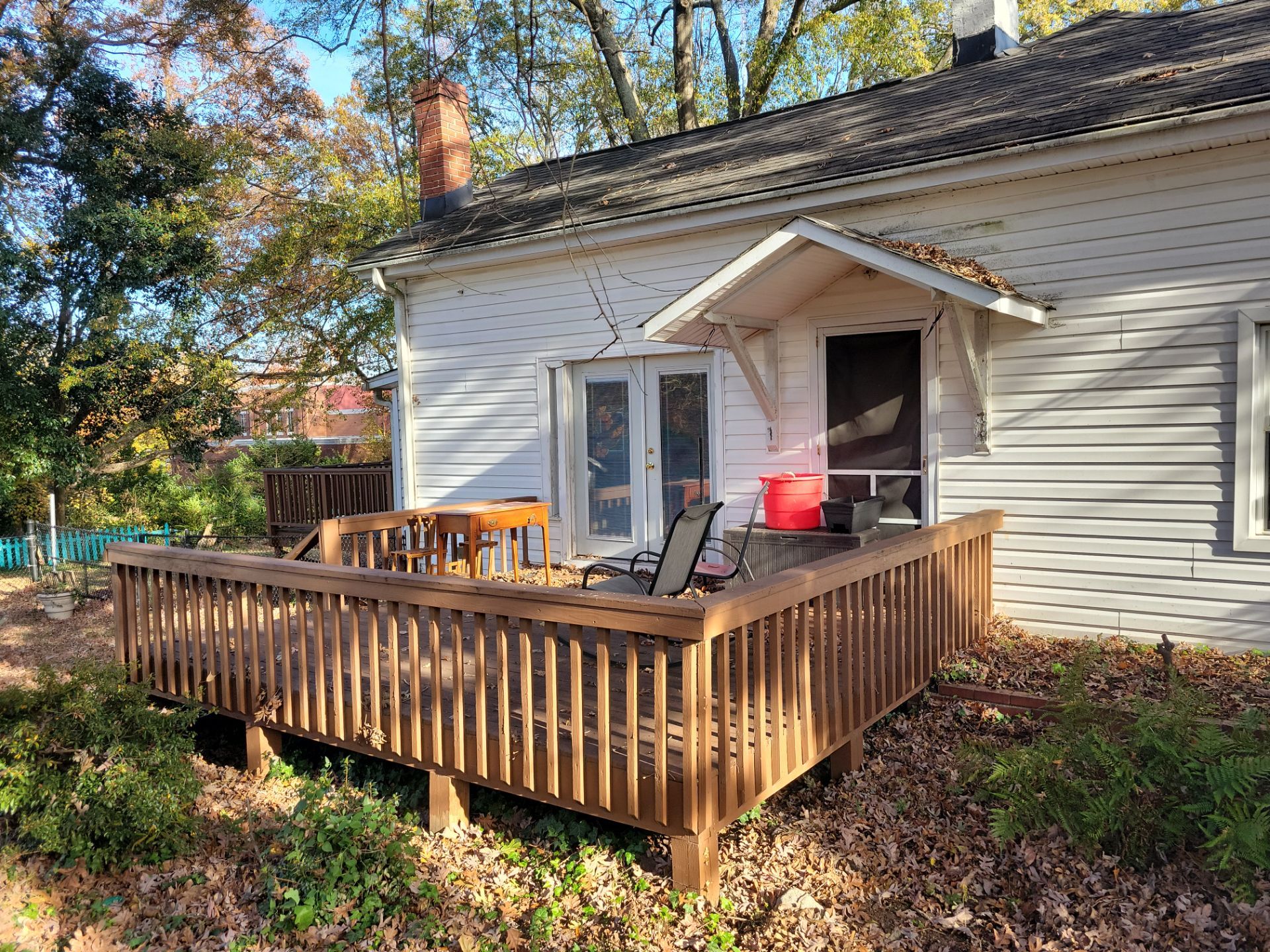 Custom Screened Porch Construction with Gable Roof in Apex by The Remodeling Company