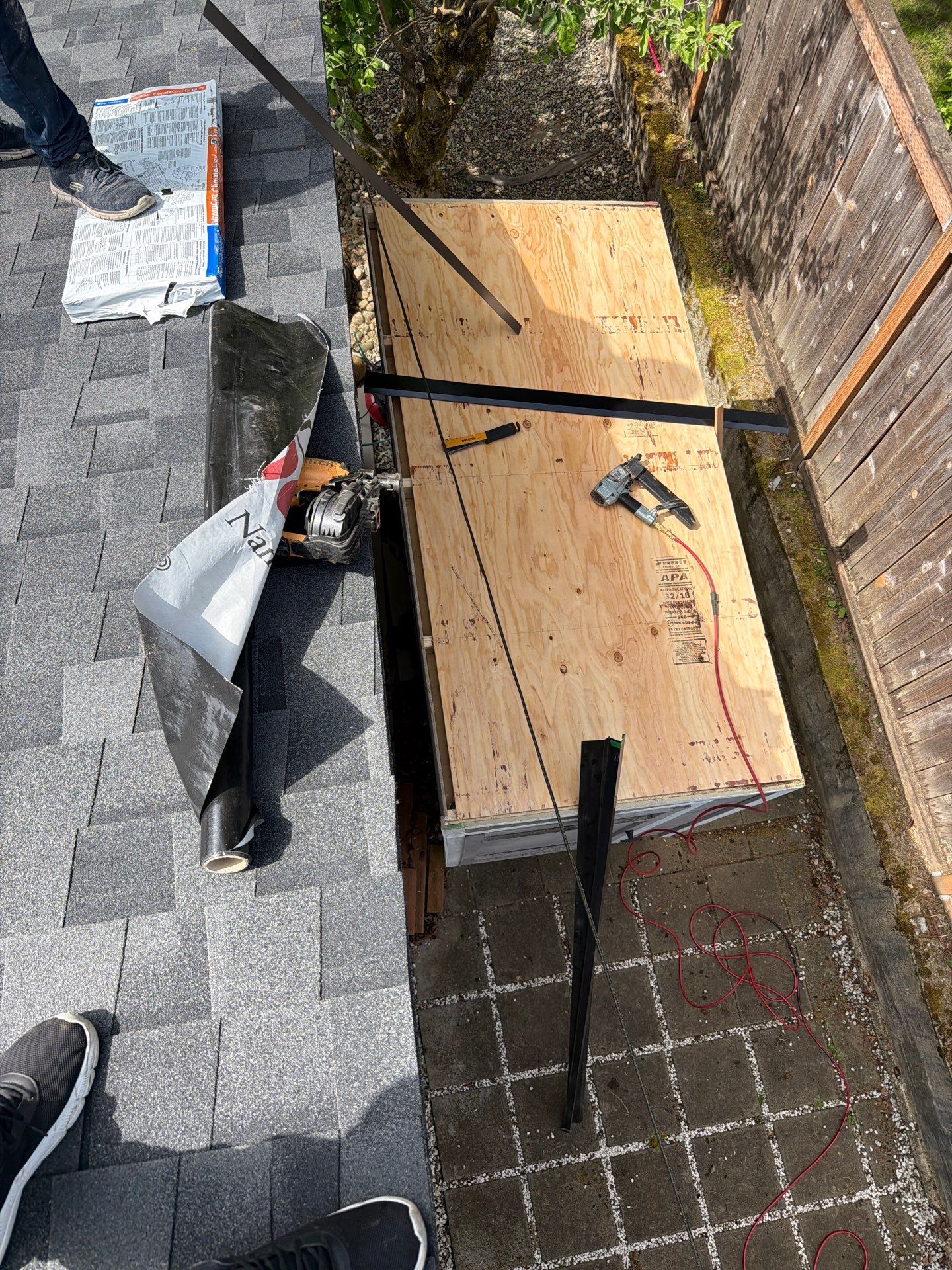 Residential Roofing Installation using GAF HDZ Shingles by Roofing Formula LLC