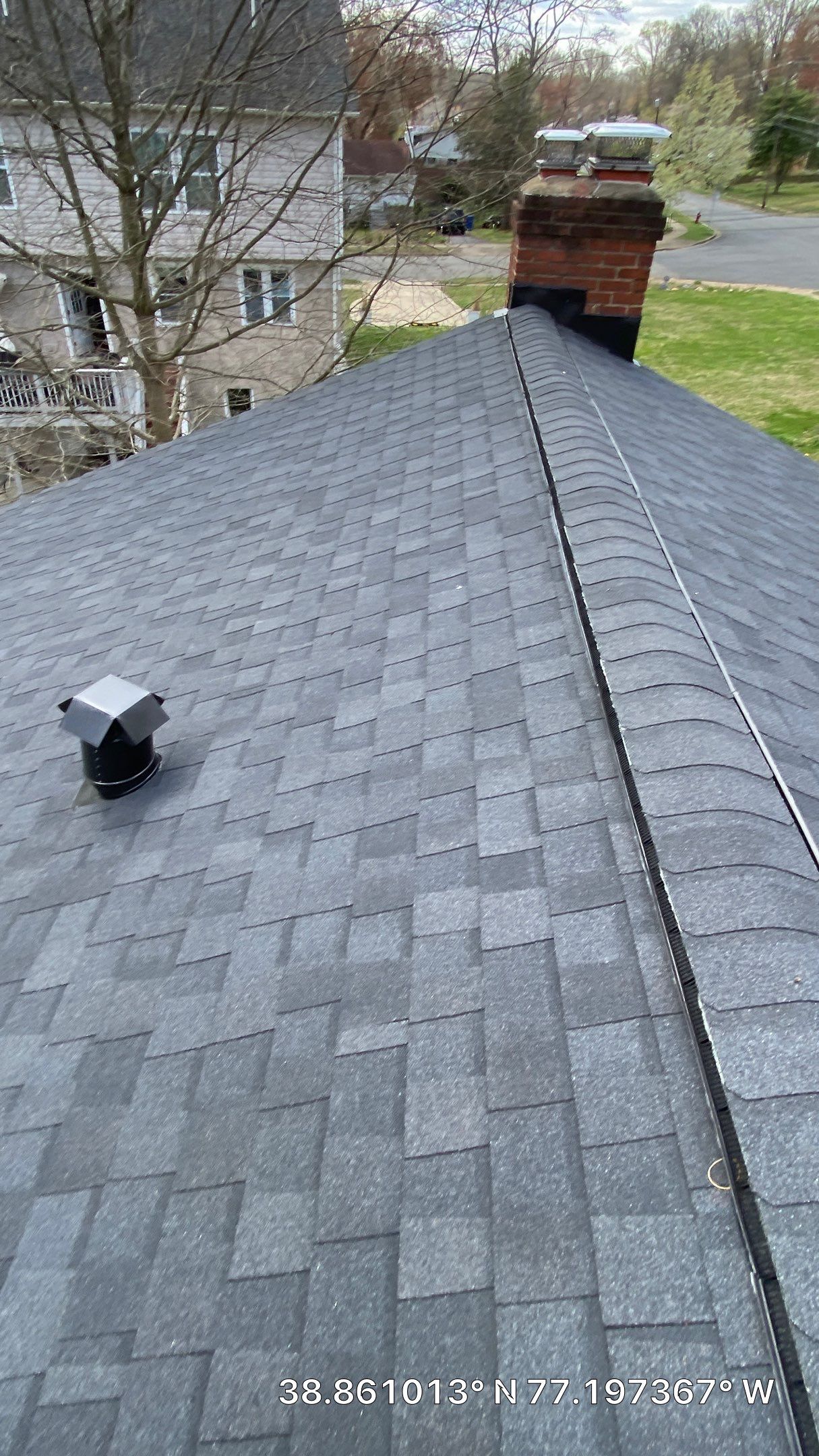 Falls Church - Certainteed Landmark Charcoal Black Roof Project by RM Banning, Inc.