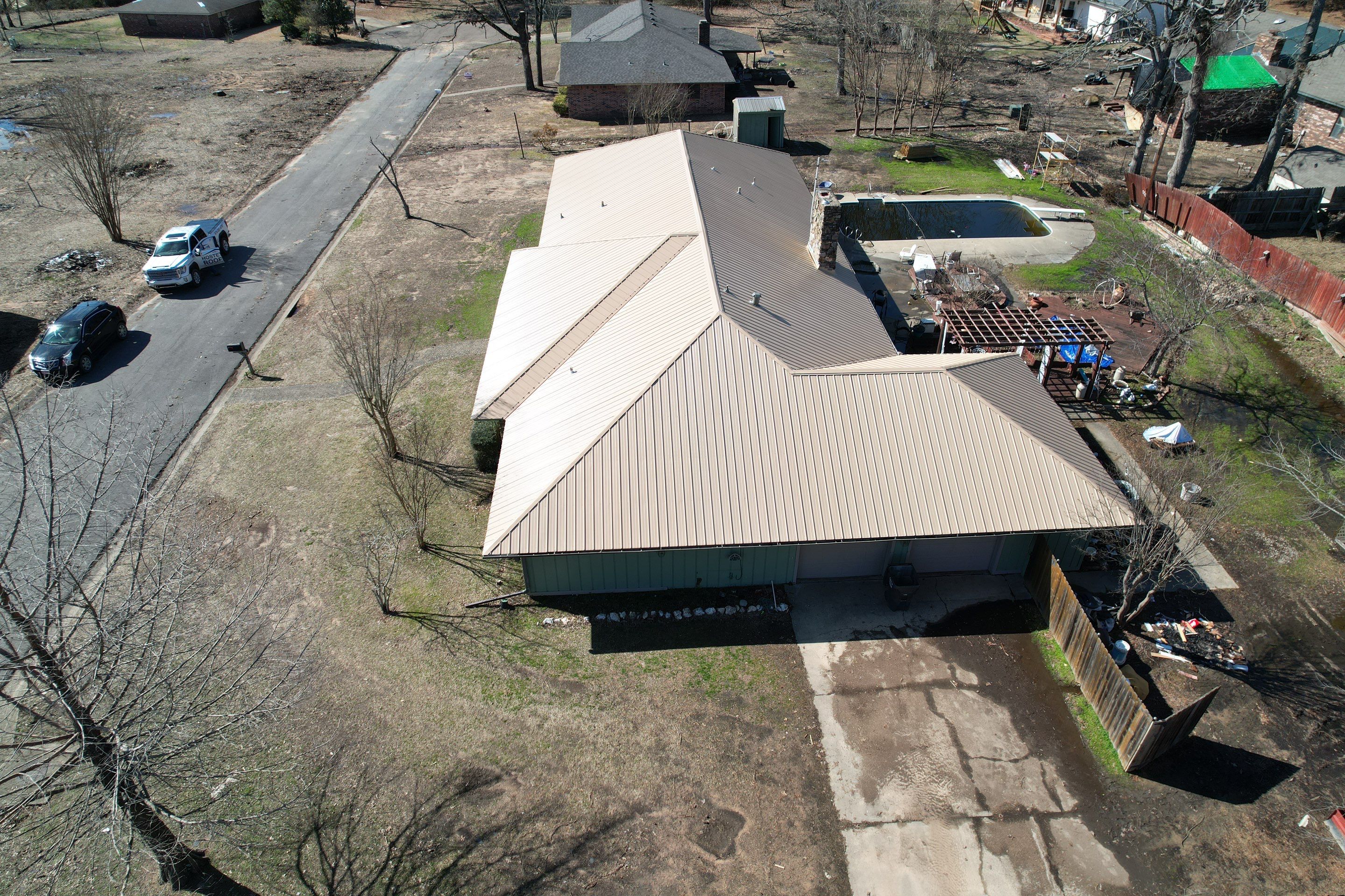 Residential Roof Replacement in Idabel, Oklahoma by Hostetler Roofing