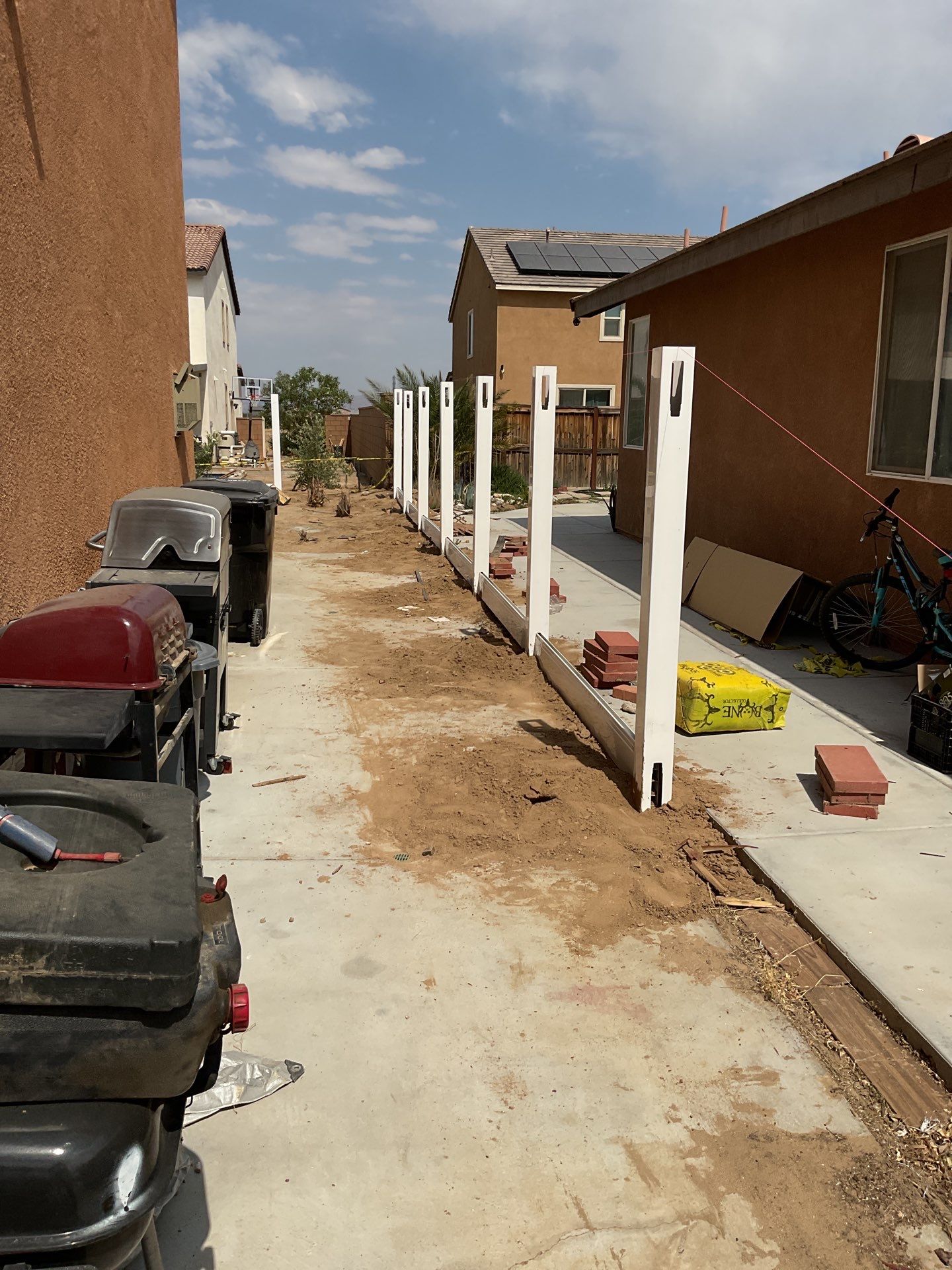 Fence Installation using Vinyl by Fence Guys Inc. 
