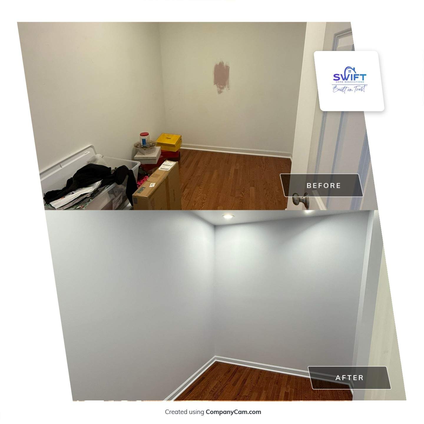 Interior Painting and Lighting Update for Atlanta Home Refresh by Swift Home Renovations