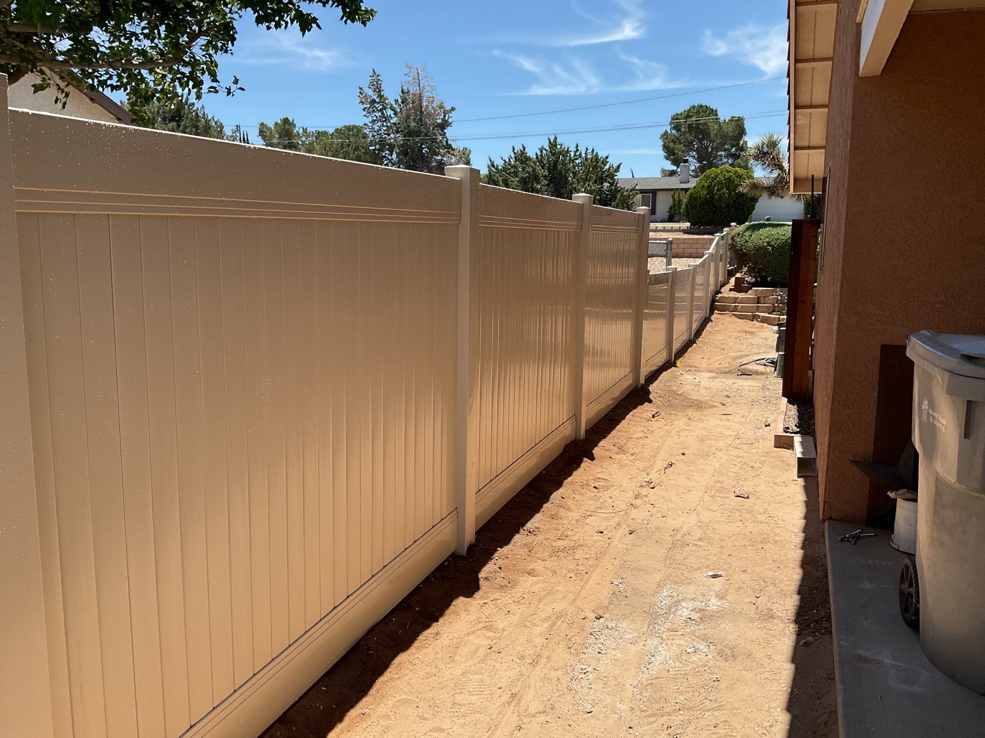 Fence Installation using Vinyl by Fence Guys Inc.