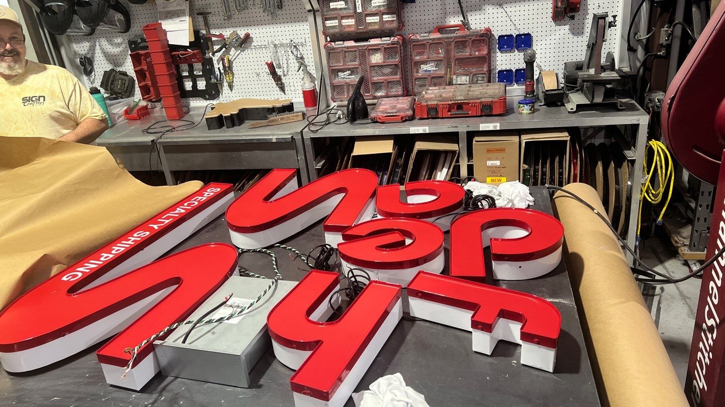 Channel Letters for Safe Ship by SignCrafters