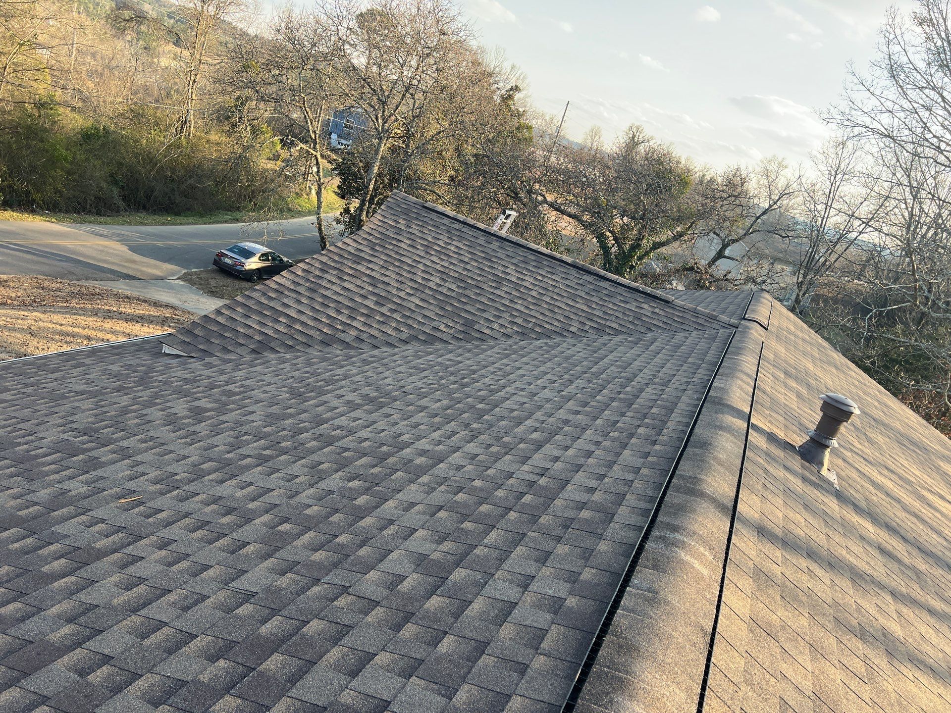 Roof Replacement (Barkwood) and Tree Removal in Birmingham  by The Roofing Dudes