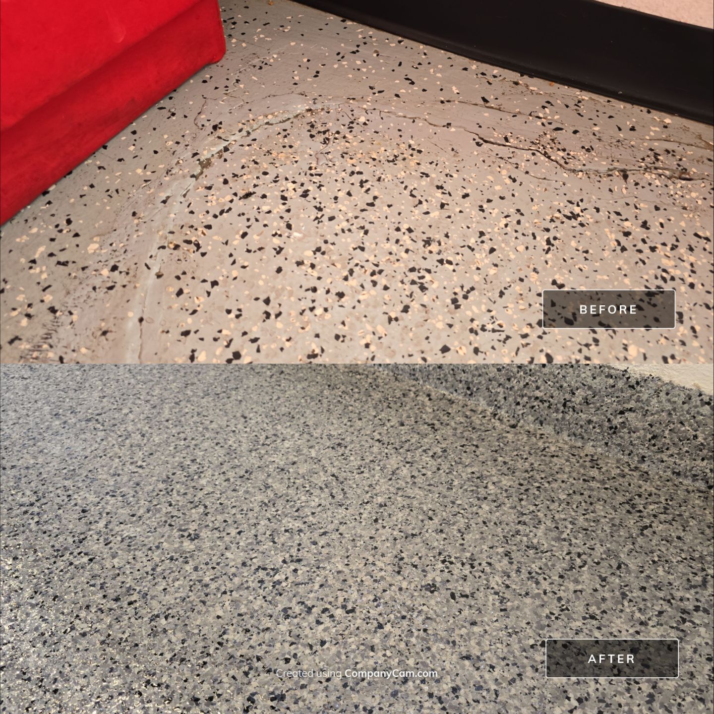 Check it out! Steelwheel Corner gets a new floor! by Elite Floor Solutions