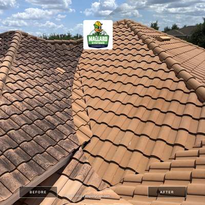 Barrel Tile Roof Cleaning