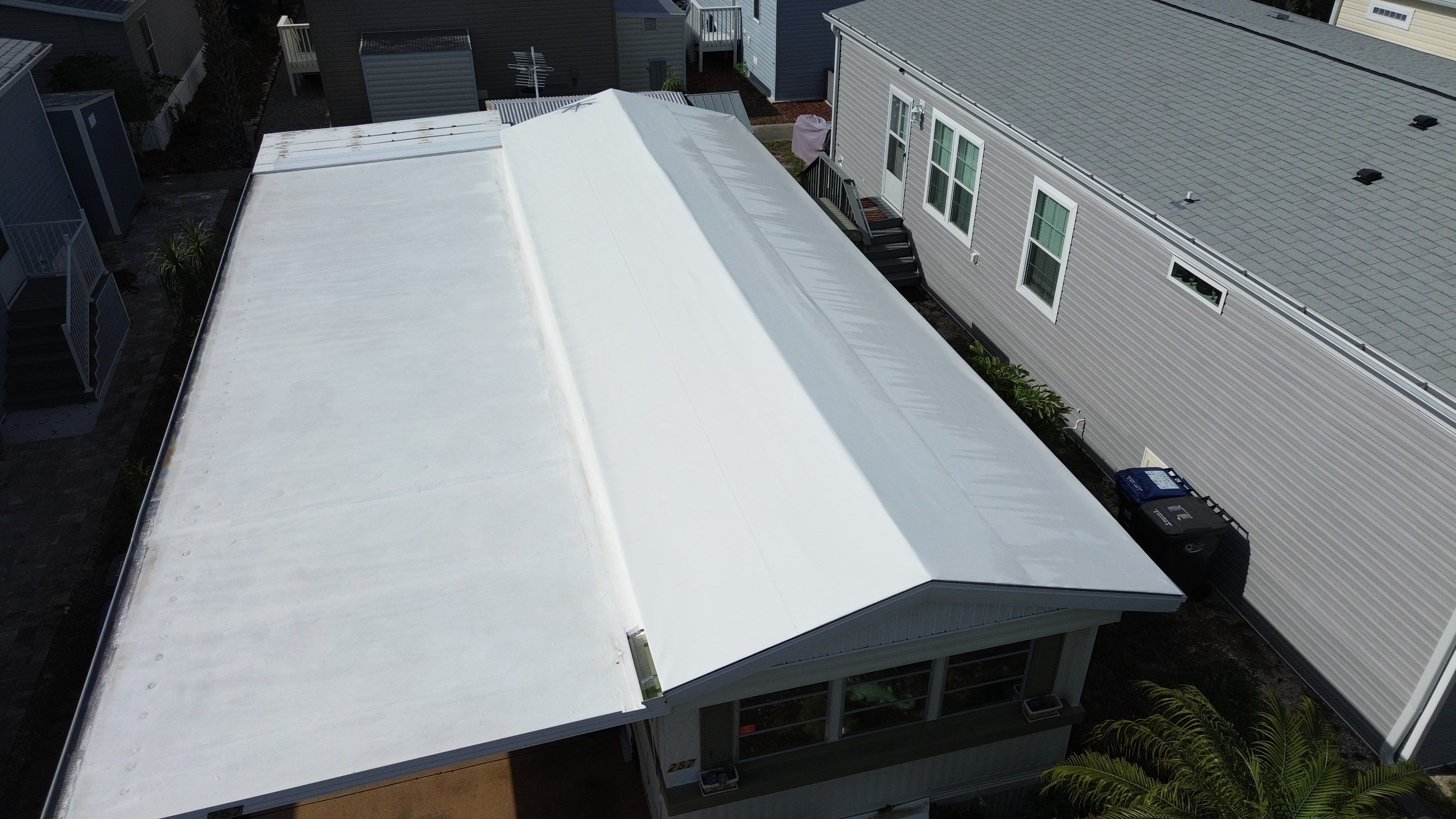TPO Membrane Roof Cleaning in Fisherman’s Cove RV Resort, Terra Ceia, FL by Sunshine AquaWash