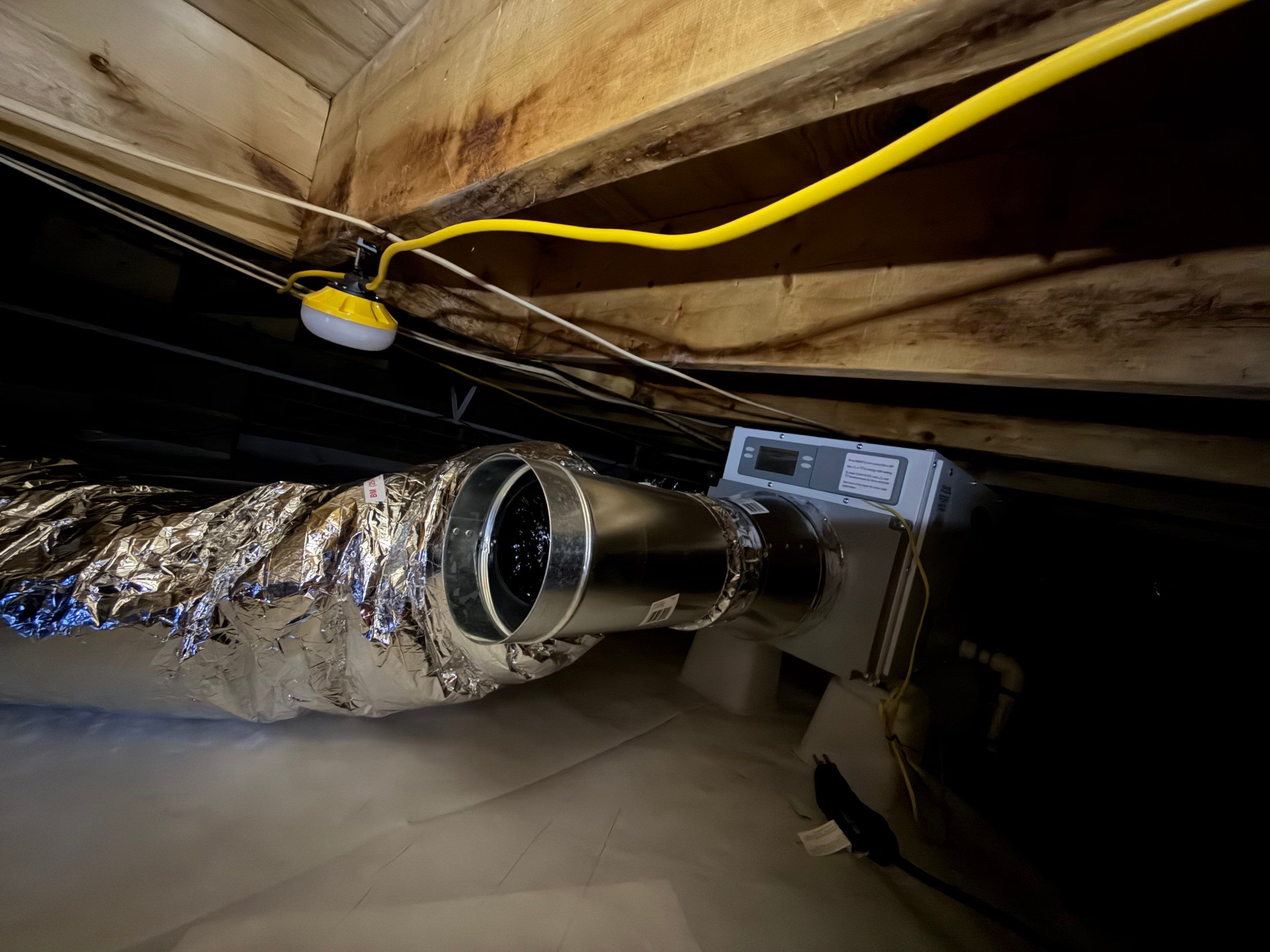 Project in Smithfield by Patriot Crawl Space Repairs