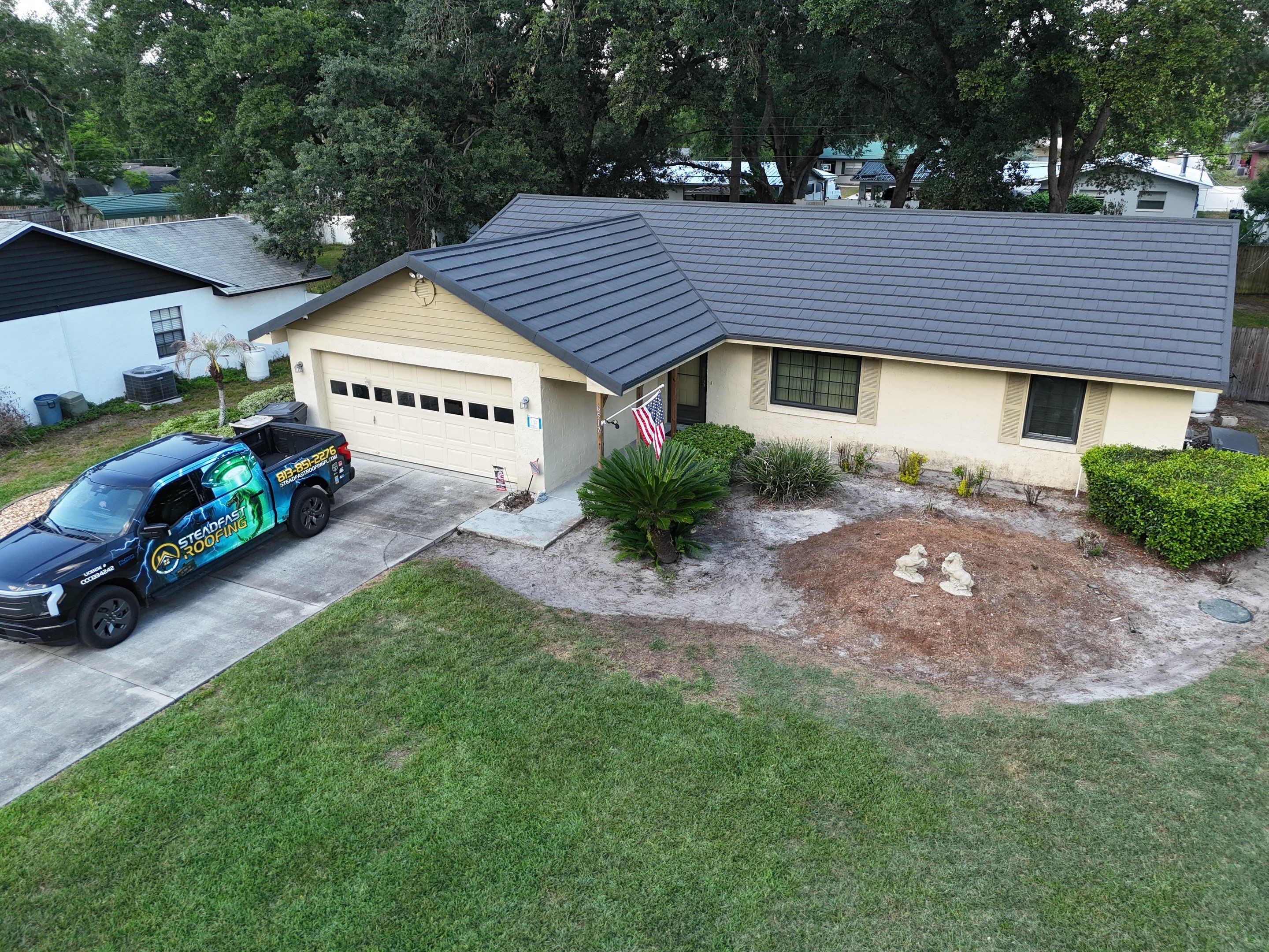 Roof replacement in Lakeland, FL by Steadfast Roofing