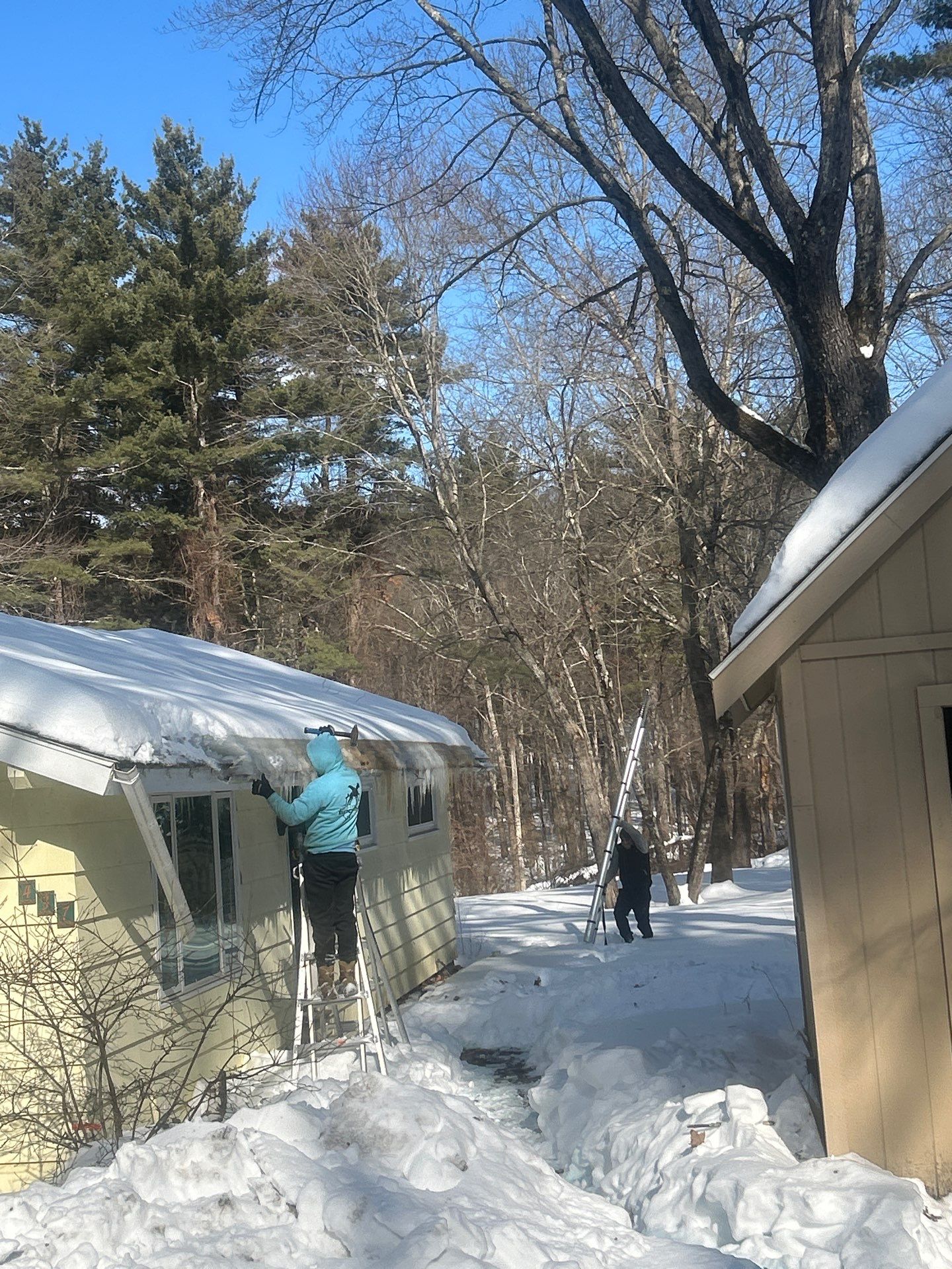 Gutter Installation Project in Stow by Mighty Dog Roofing of Greater Middlesex County