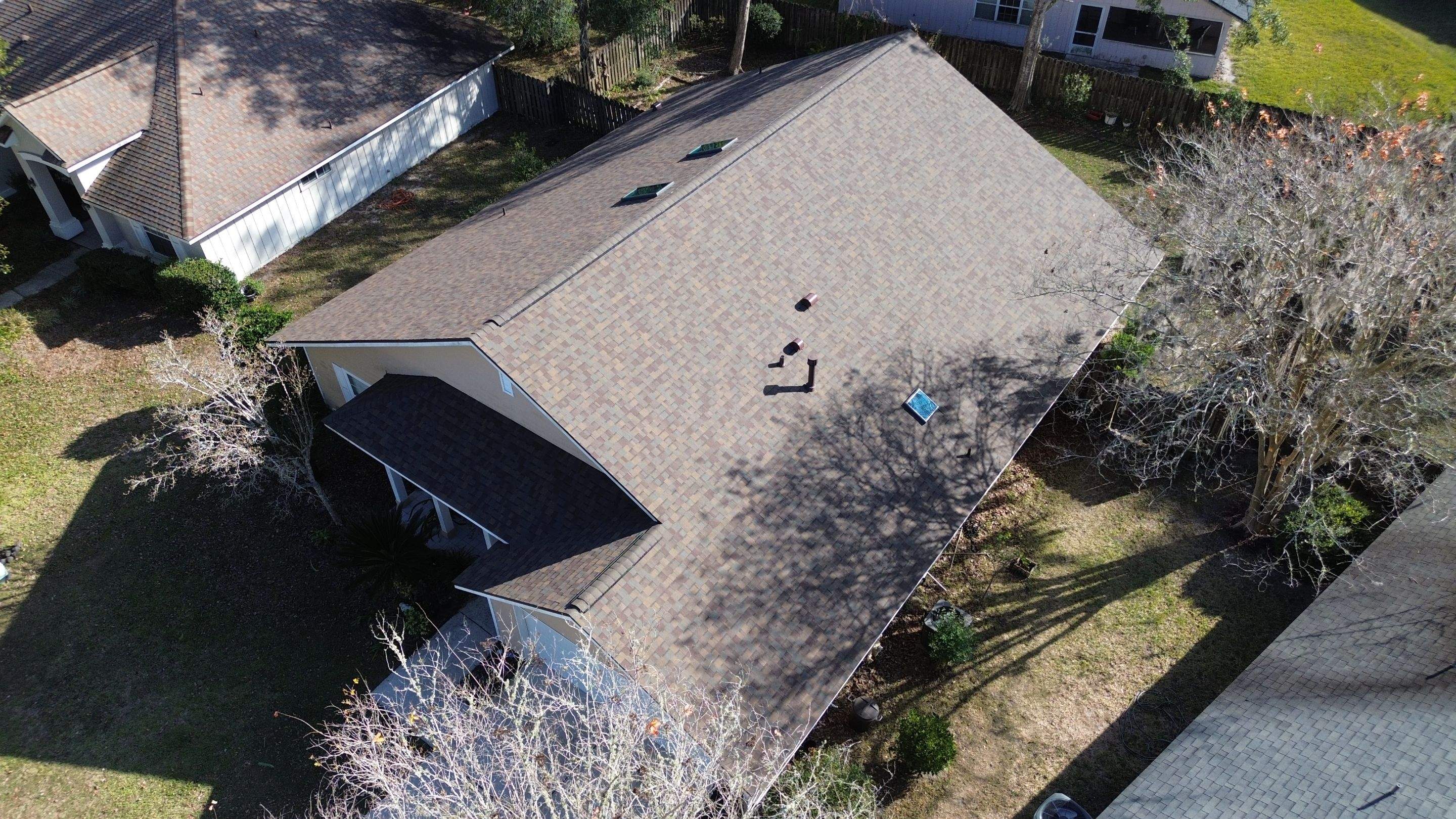 Hail damaged reroof in Gainesville, FL by Brehm Roofing