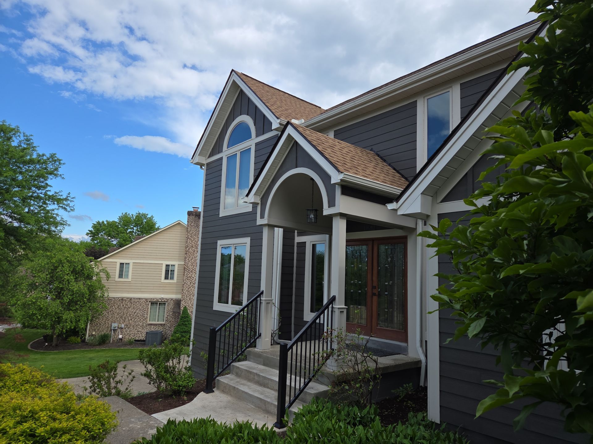 Full exterior remodel by Cousins Roofing Siding & Decks