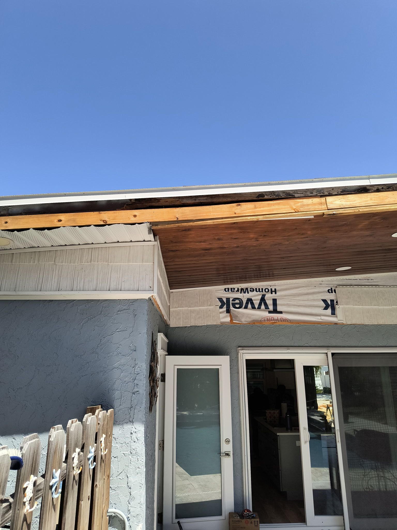 New Metal Soffit and Fascia in Siesta Key FL by Gutter Professors