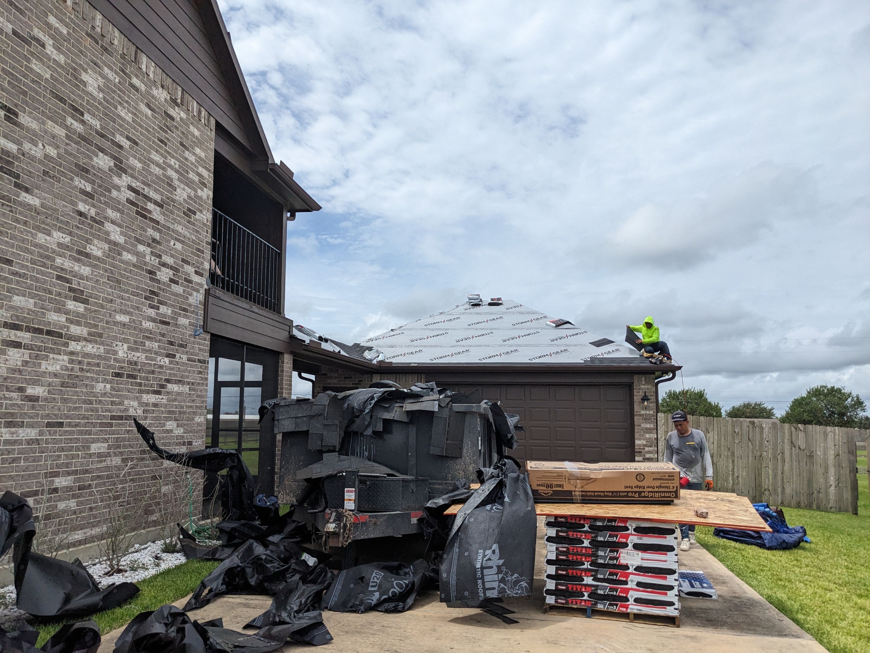 Project in Needville by Roof Guard And Construction