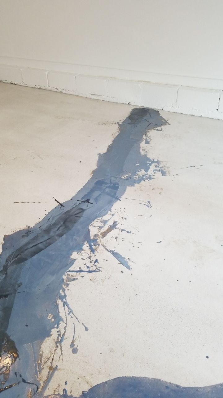 Garage Floor in Domino by Spectrum Painting, LLC