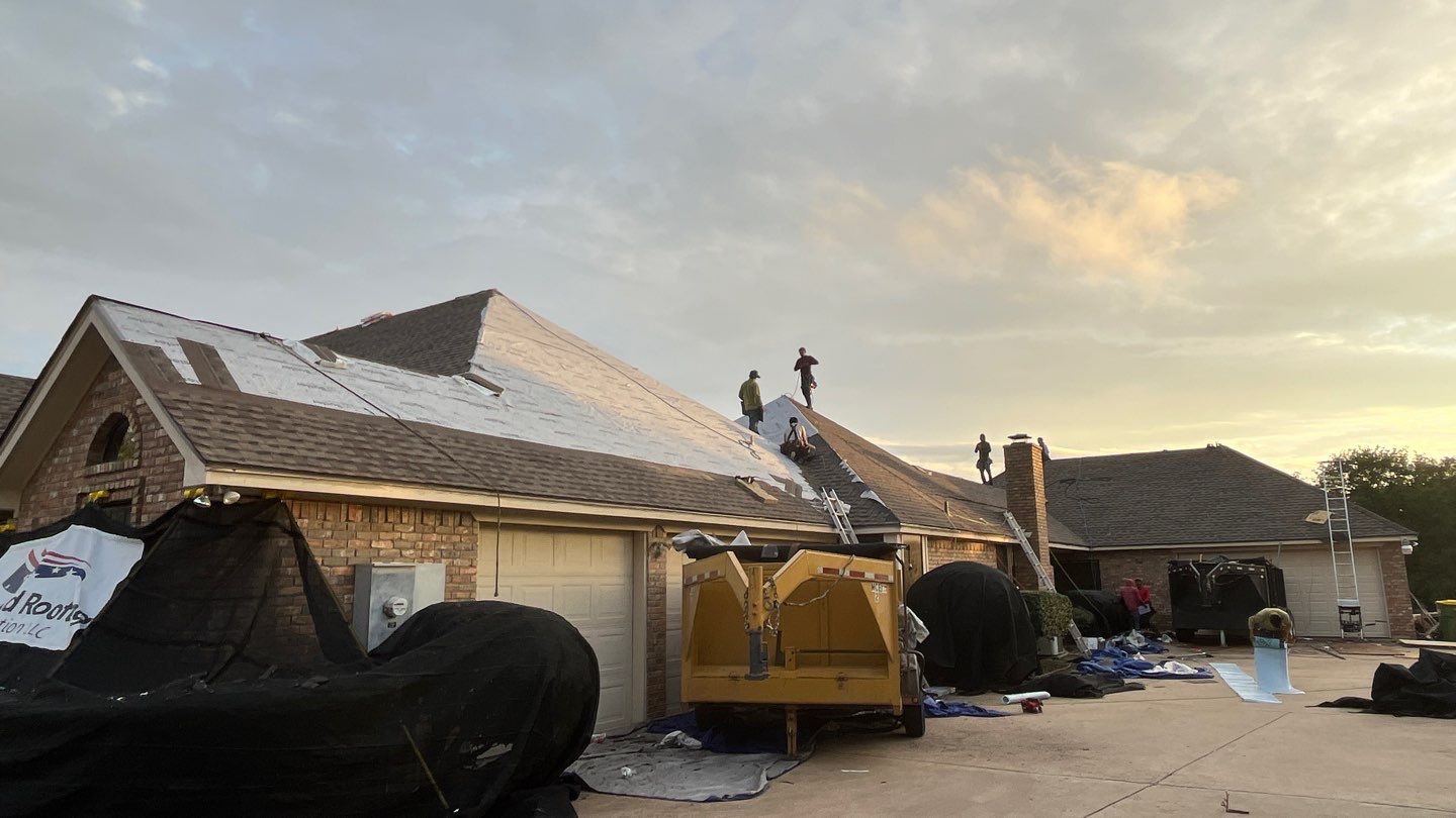Rendon Forth Worth Texas Large Estate - Roofing Installation using GAF Timberline Armorsheild 2 Class 4 Impact Resistant Shingle System by First United Roofing & Construction