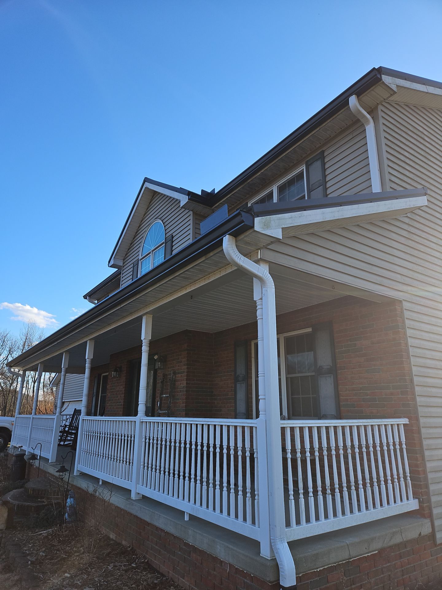 Residential Roofing Installation using Performance Panel Metal - Frost Black by RoofX 