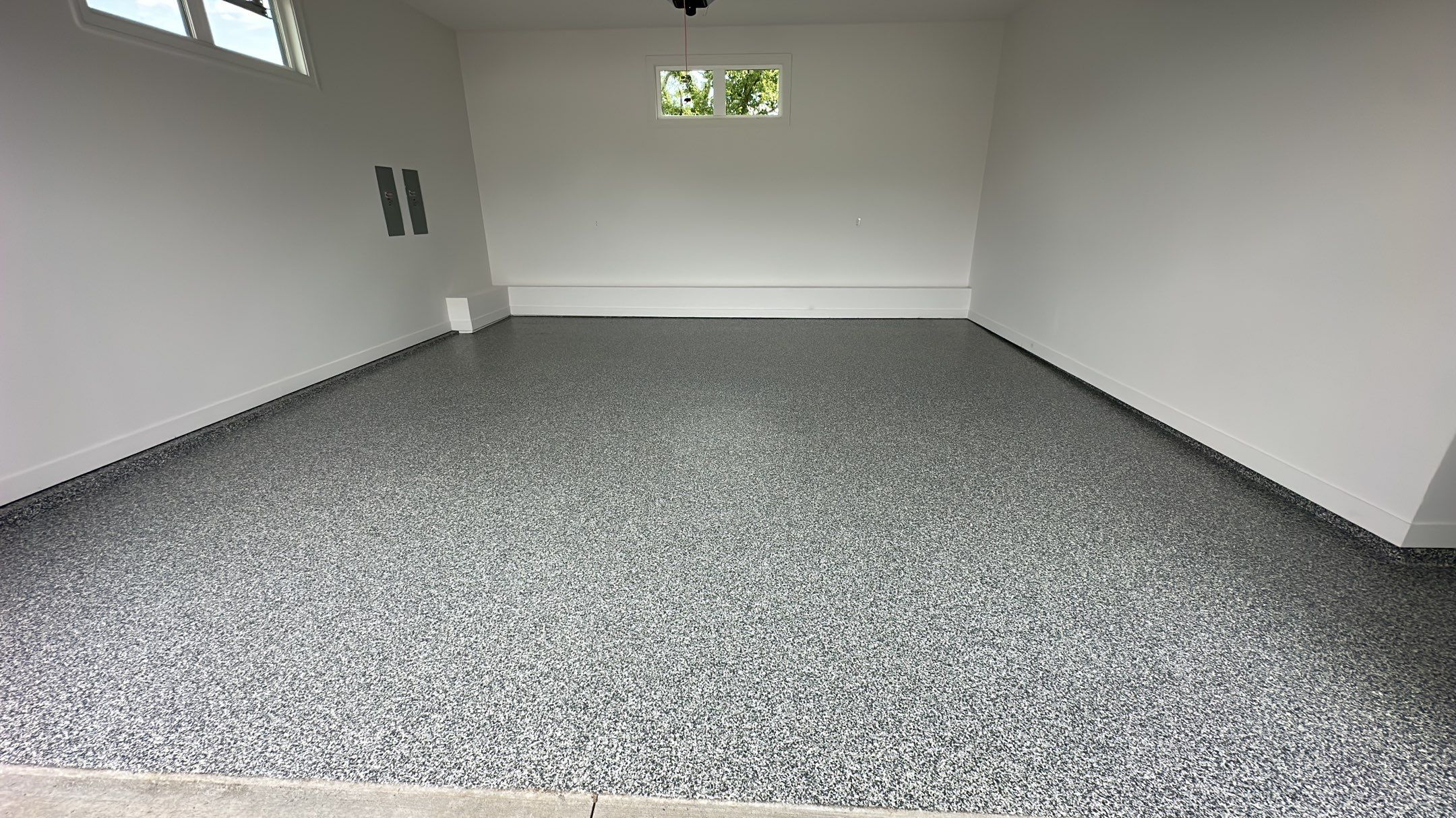 John B upgraded his garage with cabinets and Banner Garage Floor by Banner Garage