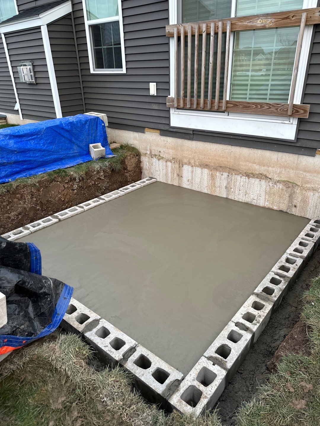 Block Foundation Addition by NG Masonry & Construction LLC