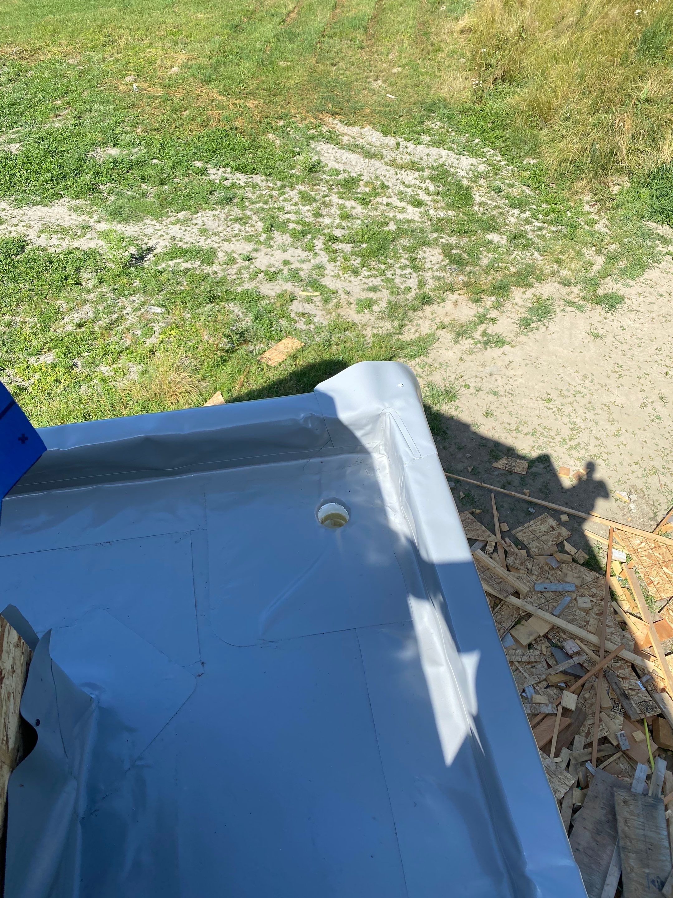 Residential Roofing Installation using multiple products by Top Notch Roofing Inc