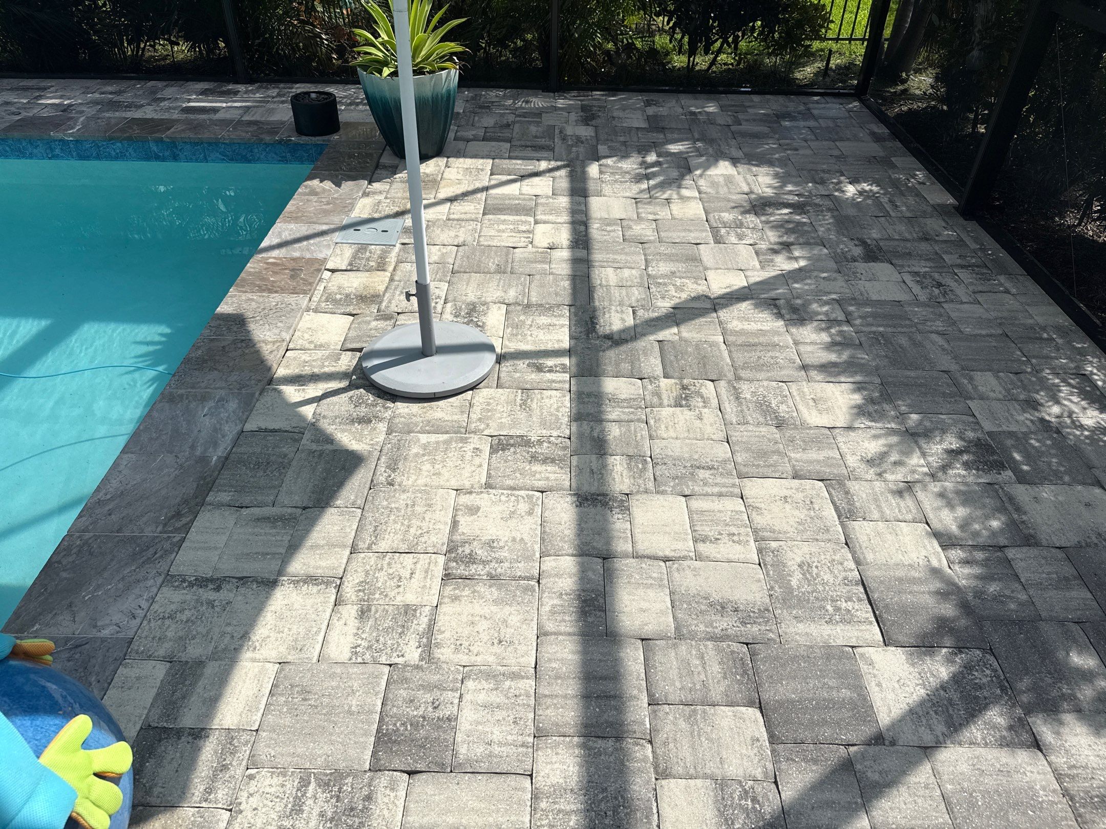 Paver Pool Deck & Screen Enclosure Cleaning – North River Ranch, Parrish, FL by Sunshine AquaWash