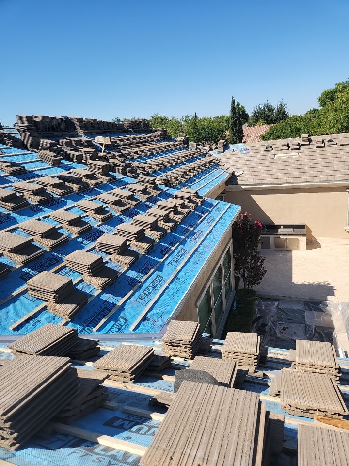 Sierra Beige Concrete Tile  by Reimagine Roofing