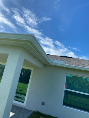 6-Inch Seamless Aluminum Gutters in Cape Coral FL