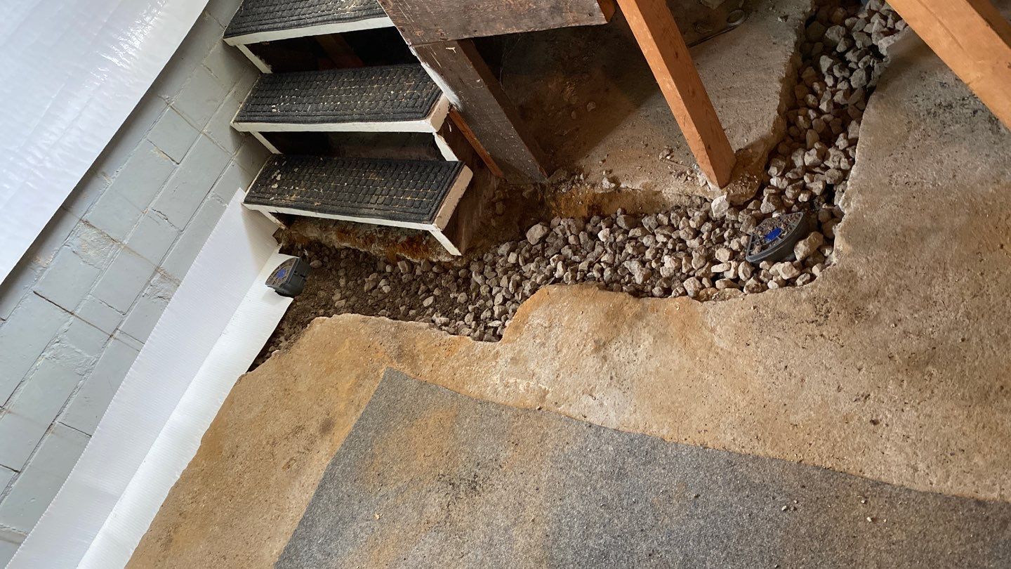 Interior Basement Waterproofing System by Toledo Basement Repair 