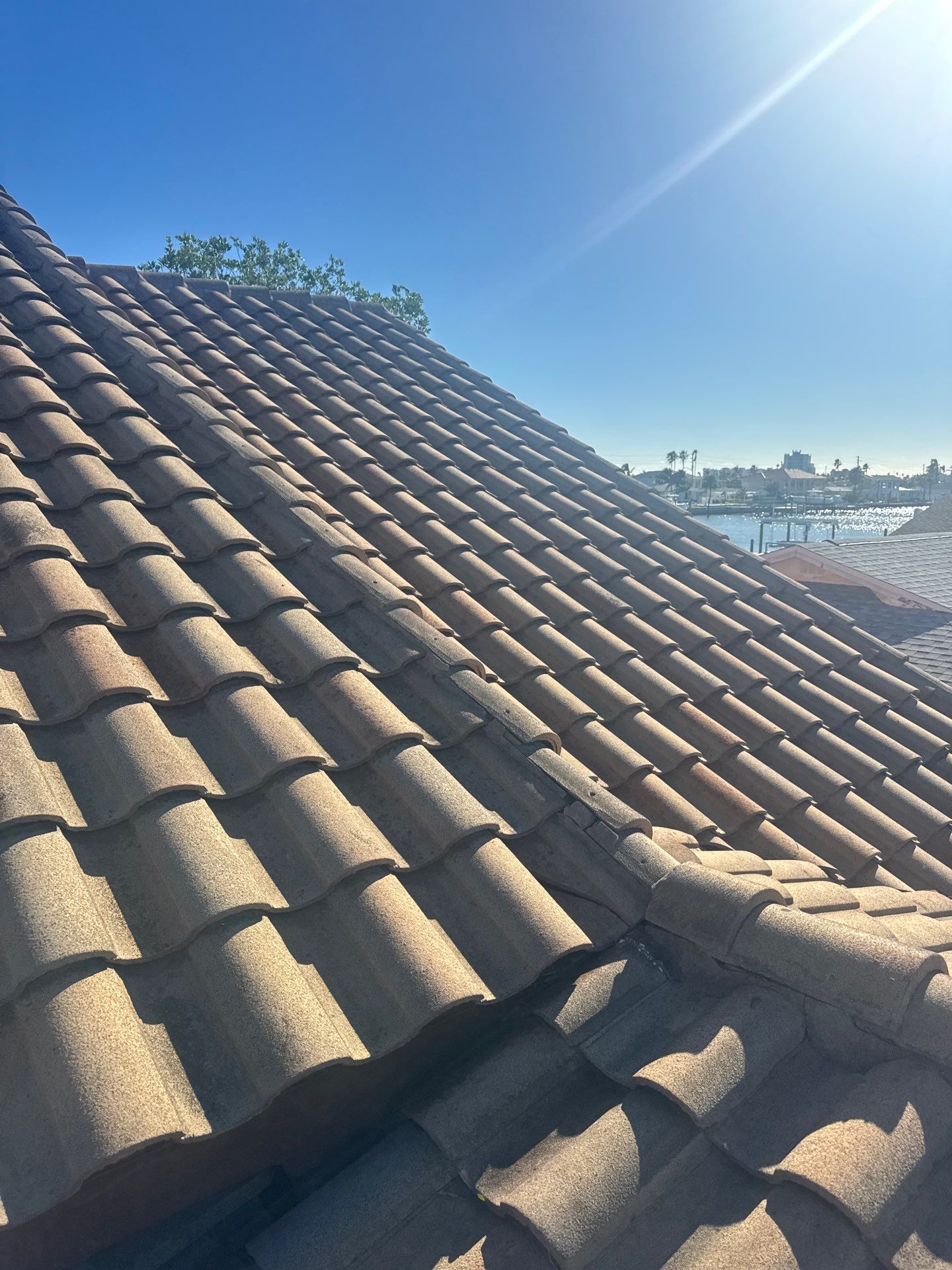 Residential Roofing Installation using Eagle Tile  by RoofGuru AI