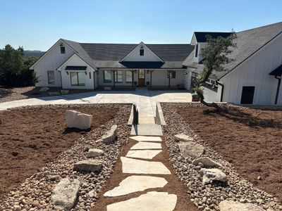 Xeriscape on Modern Home
